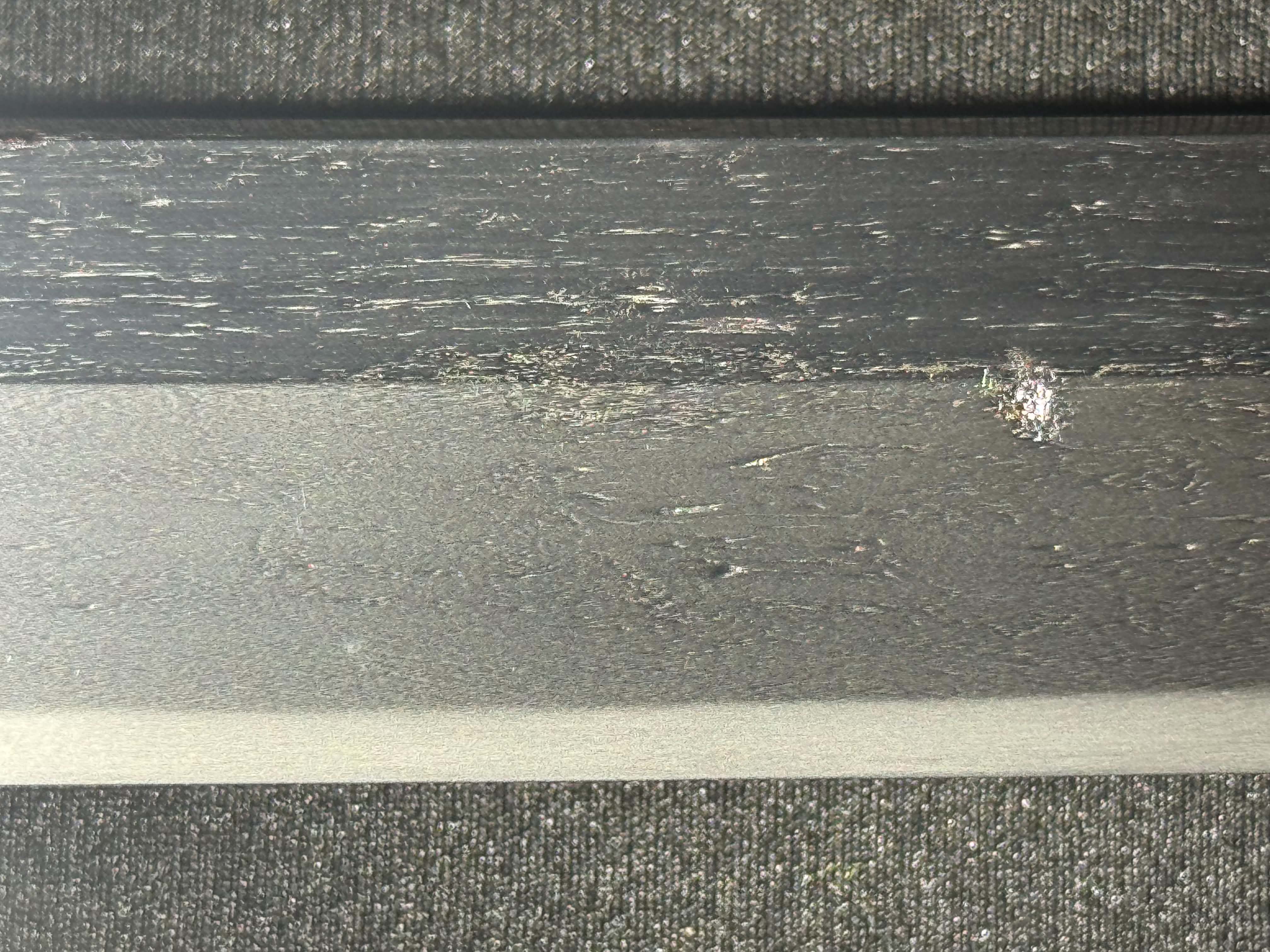 CONSIGNMENT Antique Nihonto - Wakizashi in Shirasaya, signed Settsu Ju Fujiwara Sadatsugu (unverified)