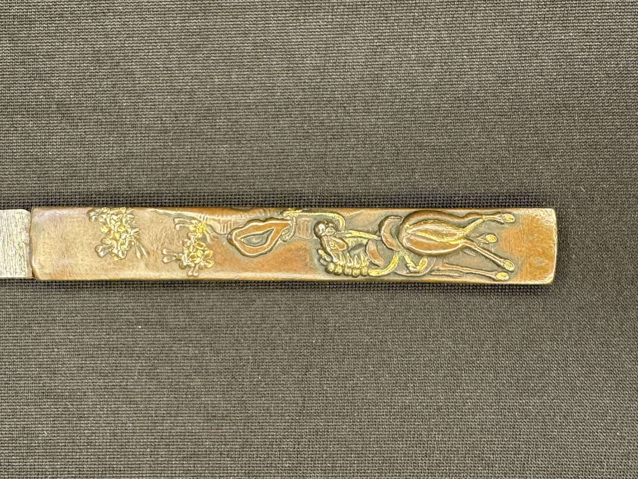 Antique Nihonto -  Edo Period (150-300 years old) Tanto in Koshirae - Signed Sekishu Ju Kiyoshige (unverified)