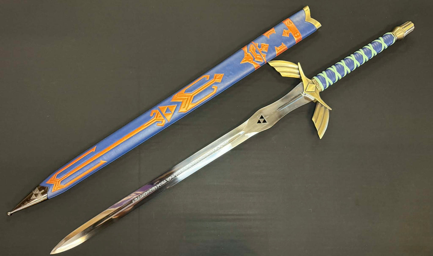 Upgraded Legacy Blades Legend of Zelda Master Sword - 1095 spring tempered steel