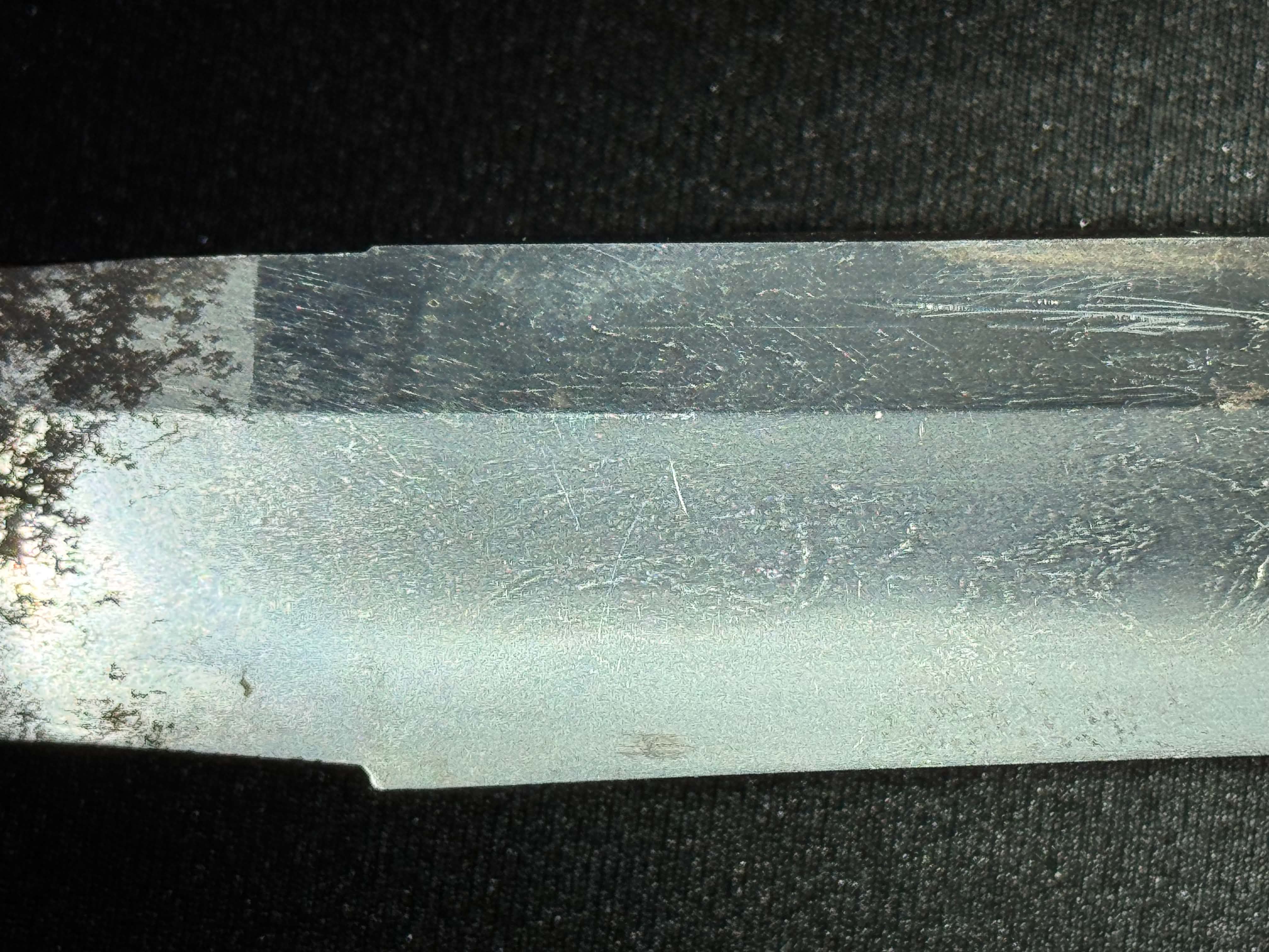 Antique Nihonto - Muromachi (5-600 years old) Kanmuri Otoshi Tanto in Shirasaya, NBTHK attributed to Chikushi Ryokai