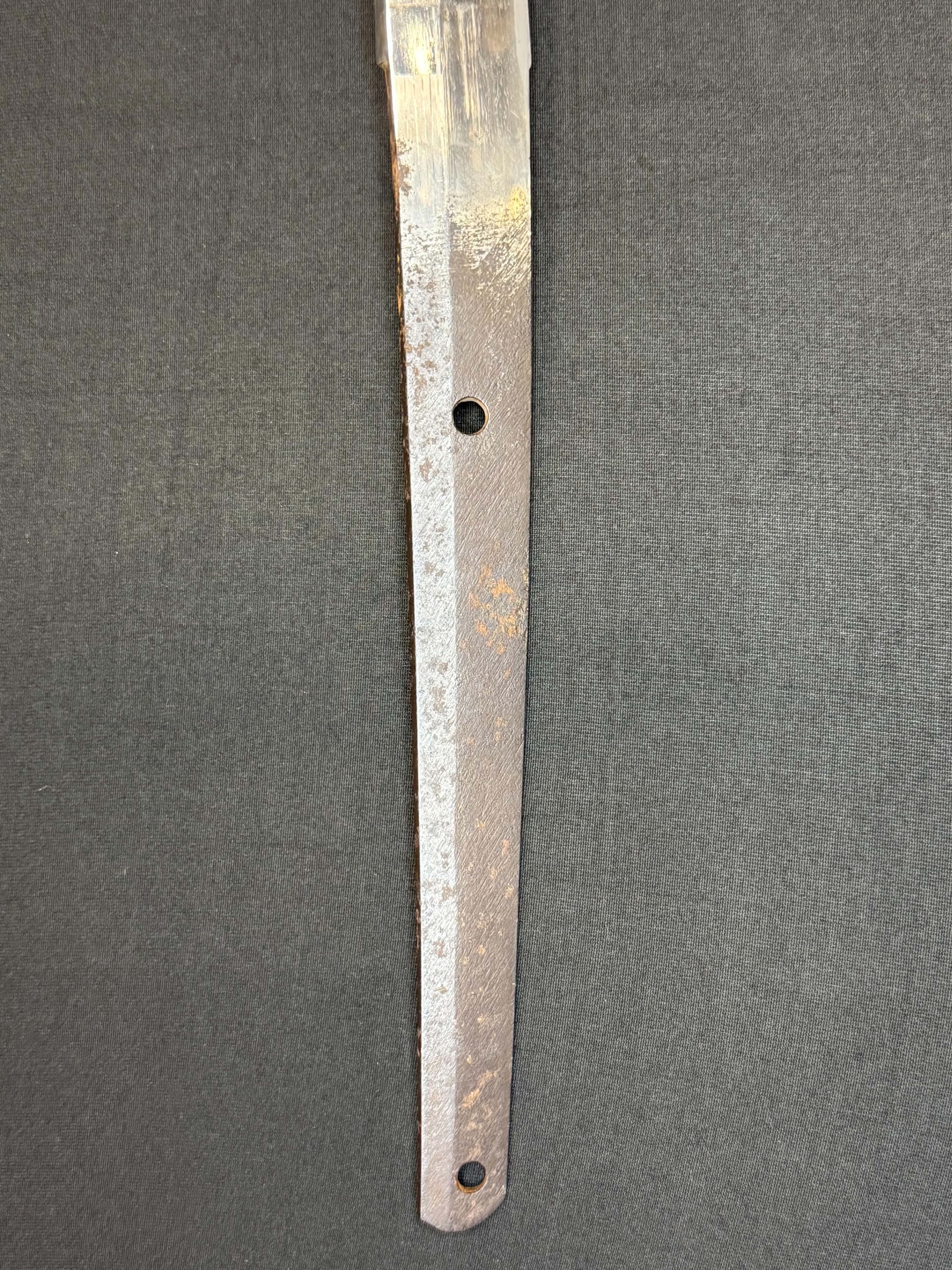 Antique Nihonto - Late Edo (150 years old) LONG Katana in Shirasaya - Signed Shohoken Yoshiyuki , NBTHK certified