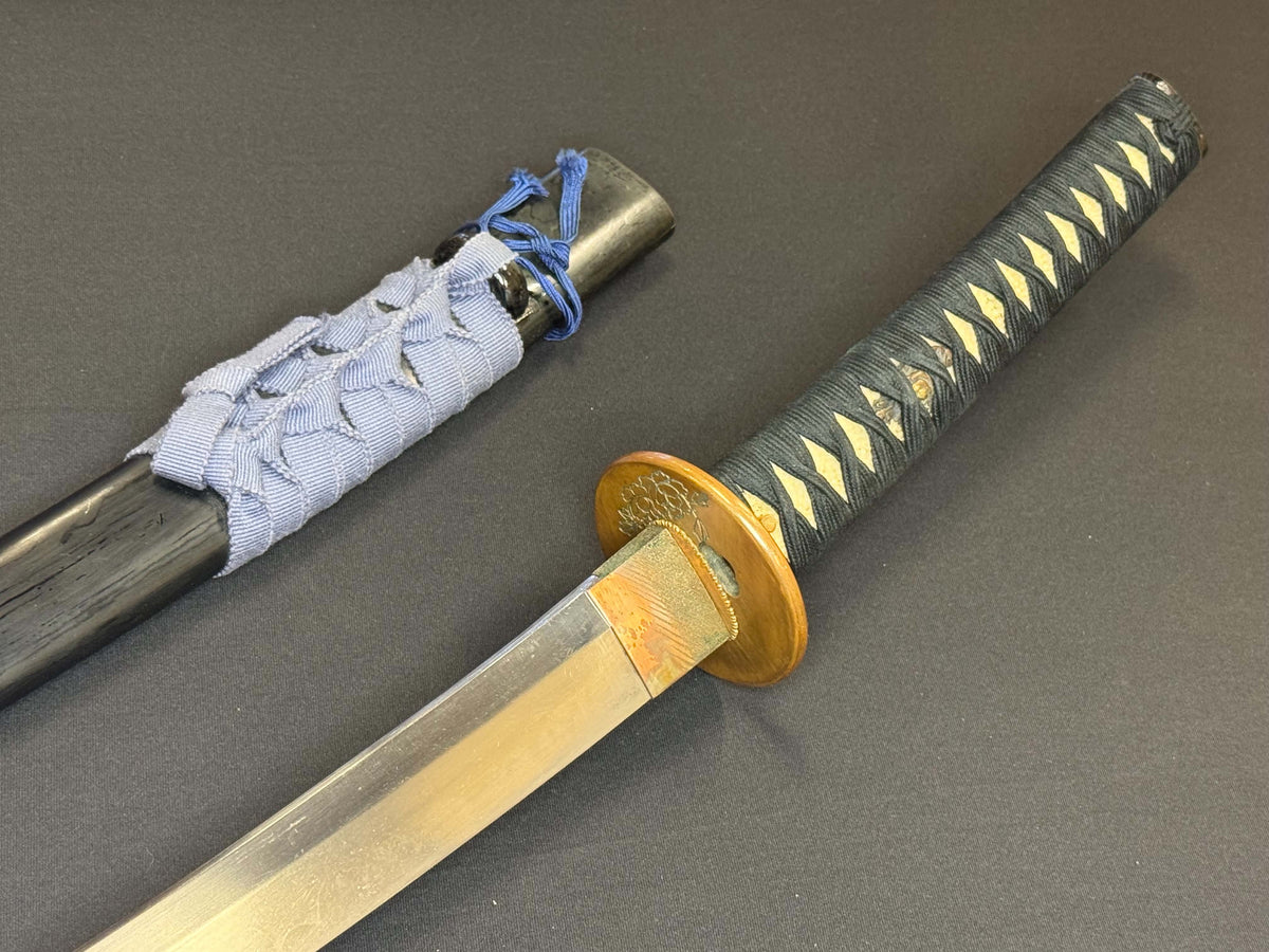 Antique Nihonto - LONG VERY WIDE Katana in Koshirae