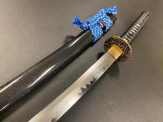 Bohihyu Katana- Blue Wave - Folded Steel, Clay-Tempered