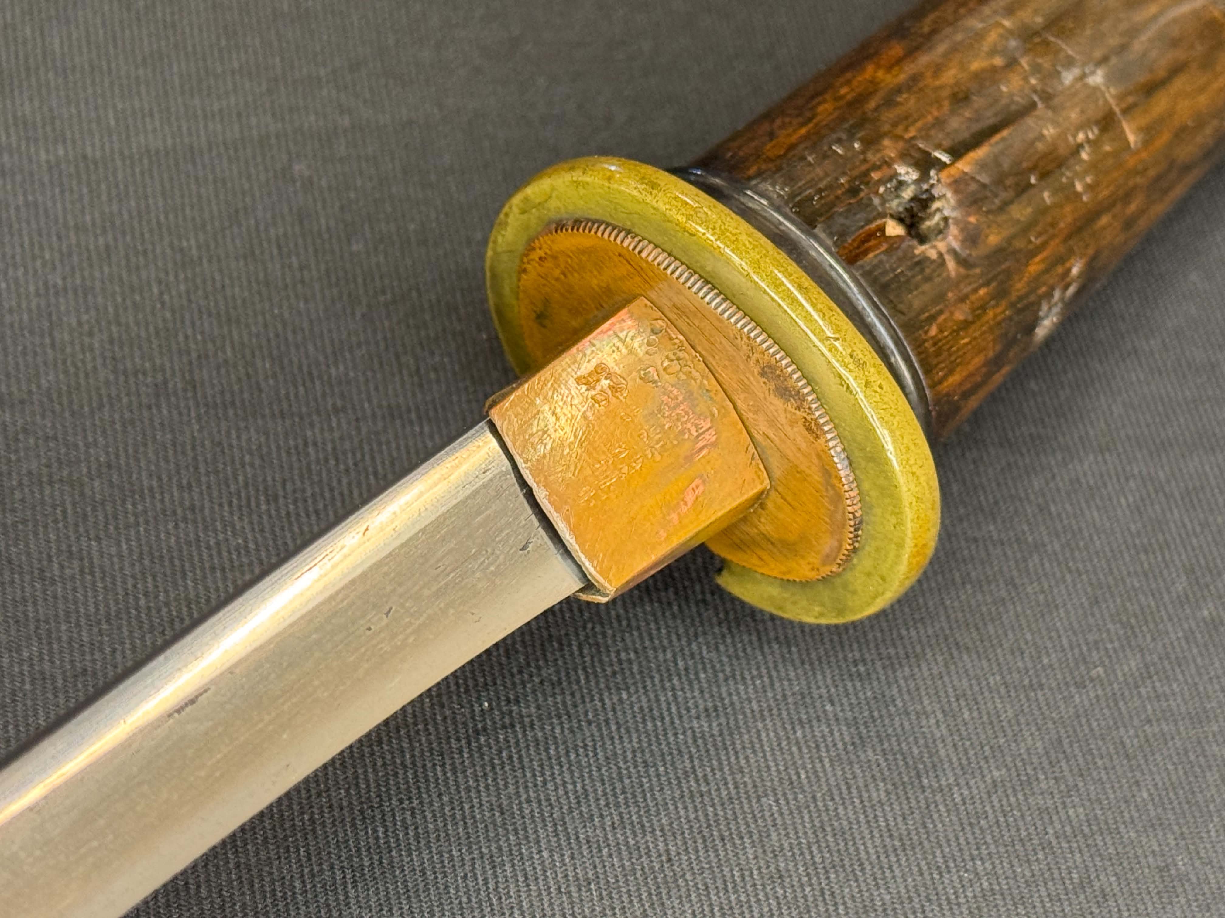 Antique Nihonto - thiccc Yoroi Doshi Armor Piercer Tanto in Koshirae