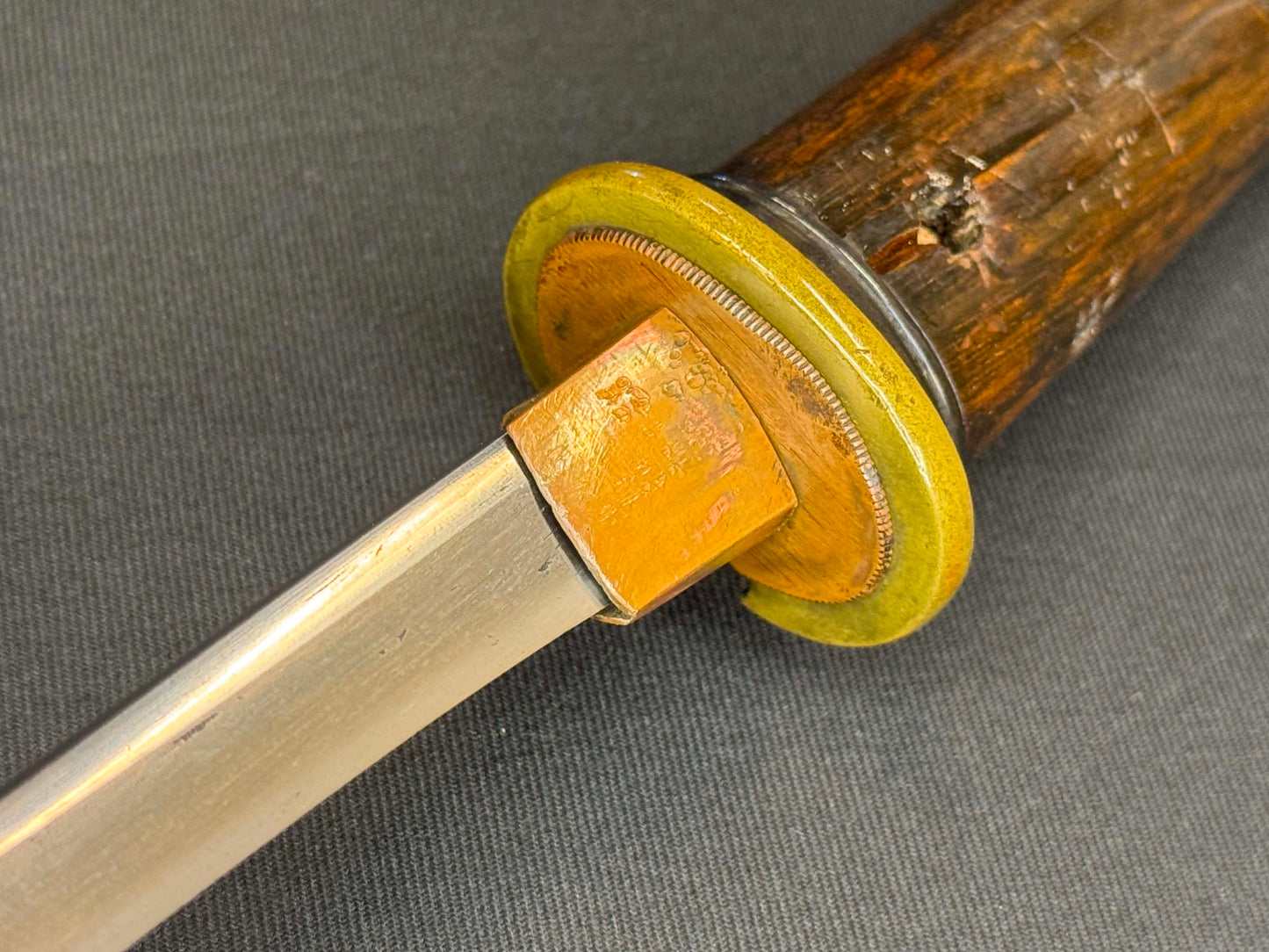 Antique Nihonto - thiccc Yoroi Doshi Armor Piercer Tanto in Koshirae