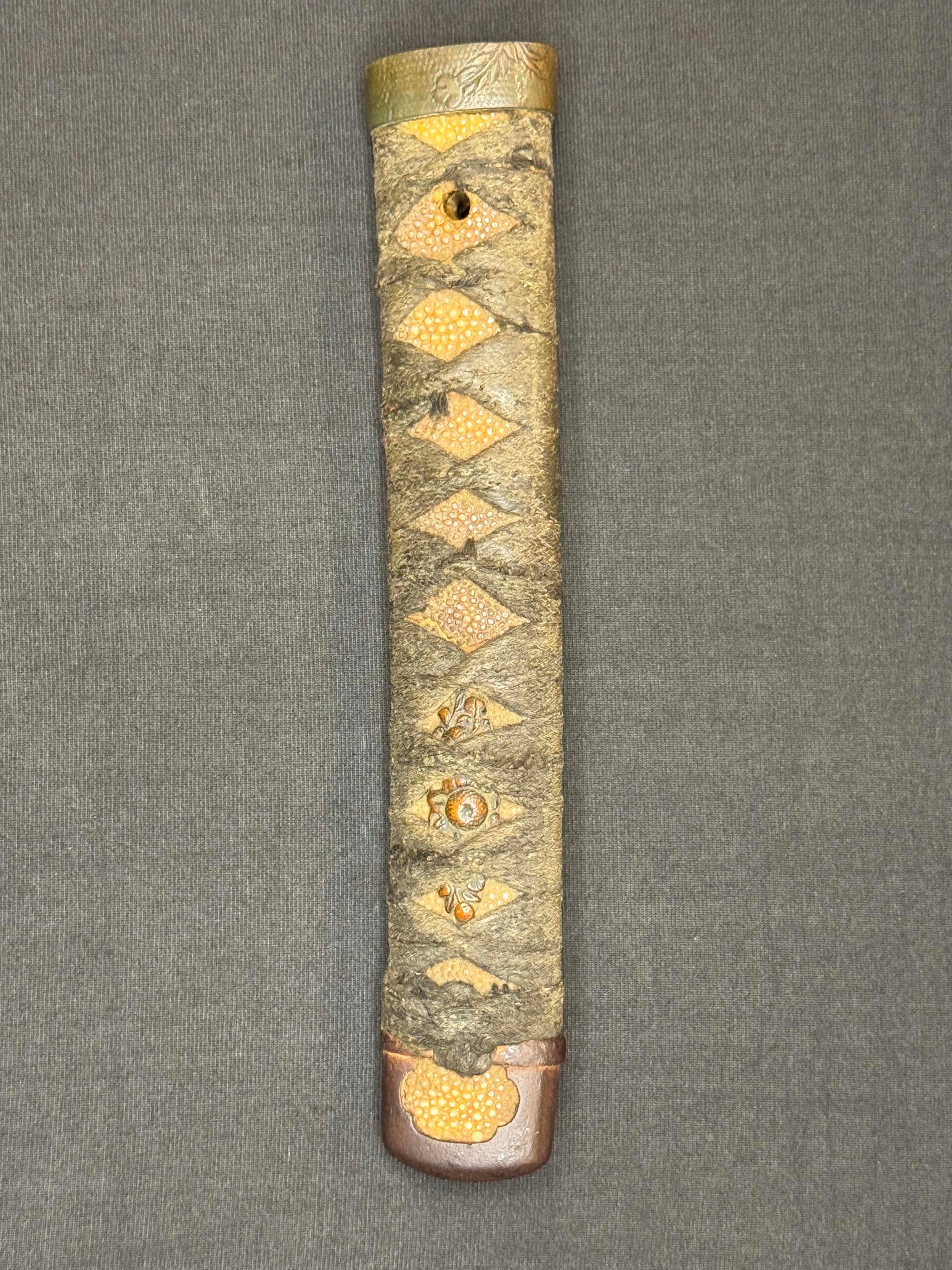 CONSIGNMENT Antique Nihonto - Wakizashi in Koshirae, signed Bishu Osafune Sukesada