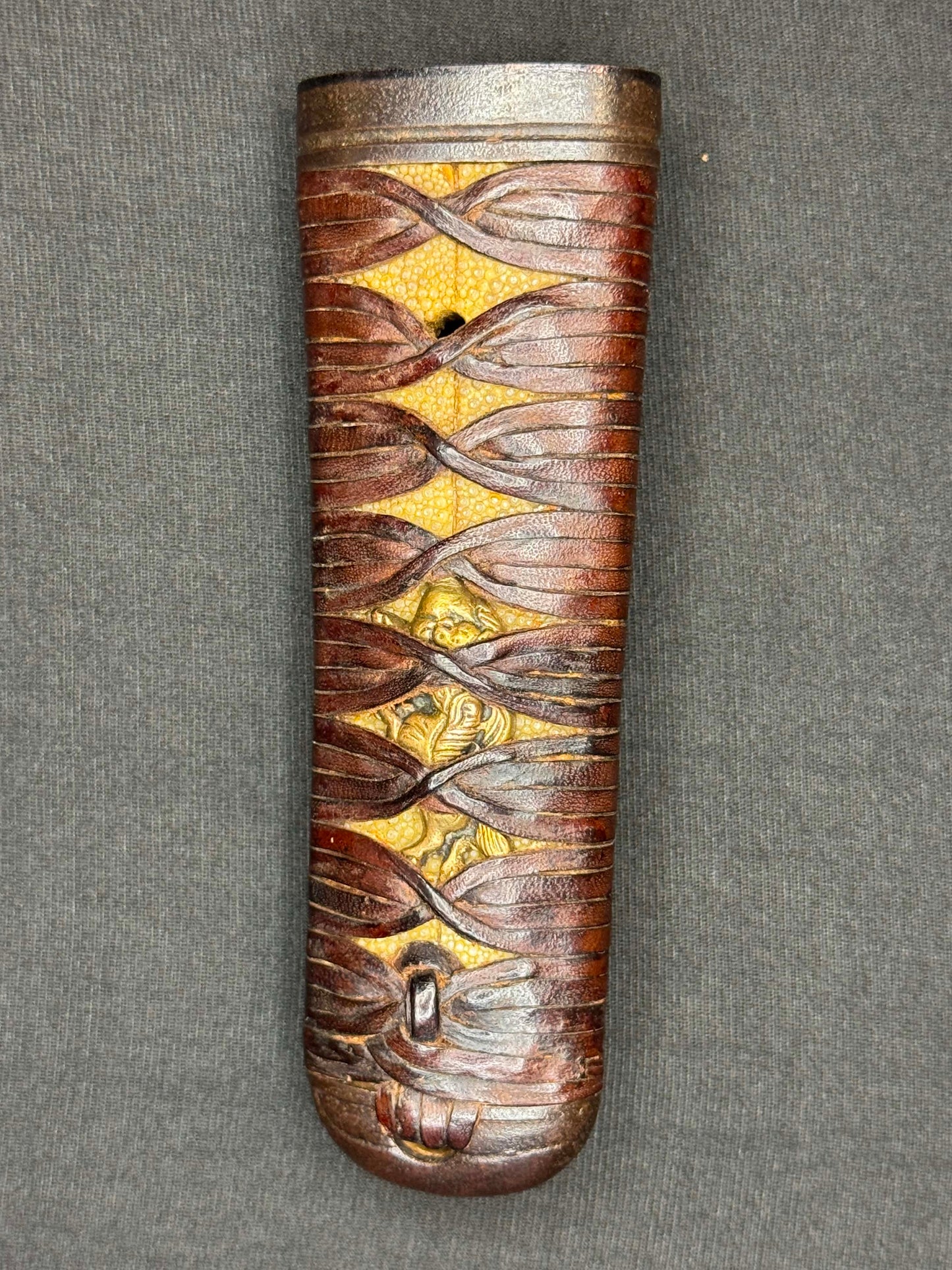 Antique Nihonto - okissaki Nagamaki naoshi in Wakizashi in Koshirae