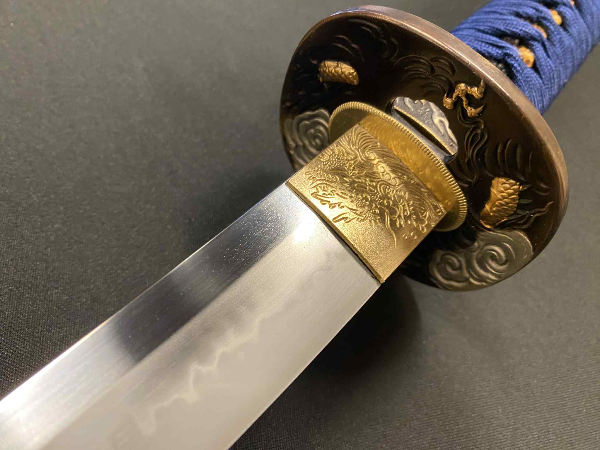 Phoenix Armory Katana - Blue Cloud Dragon T10