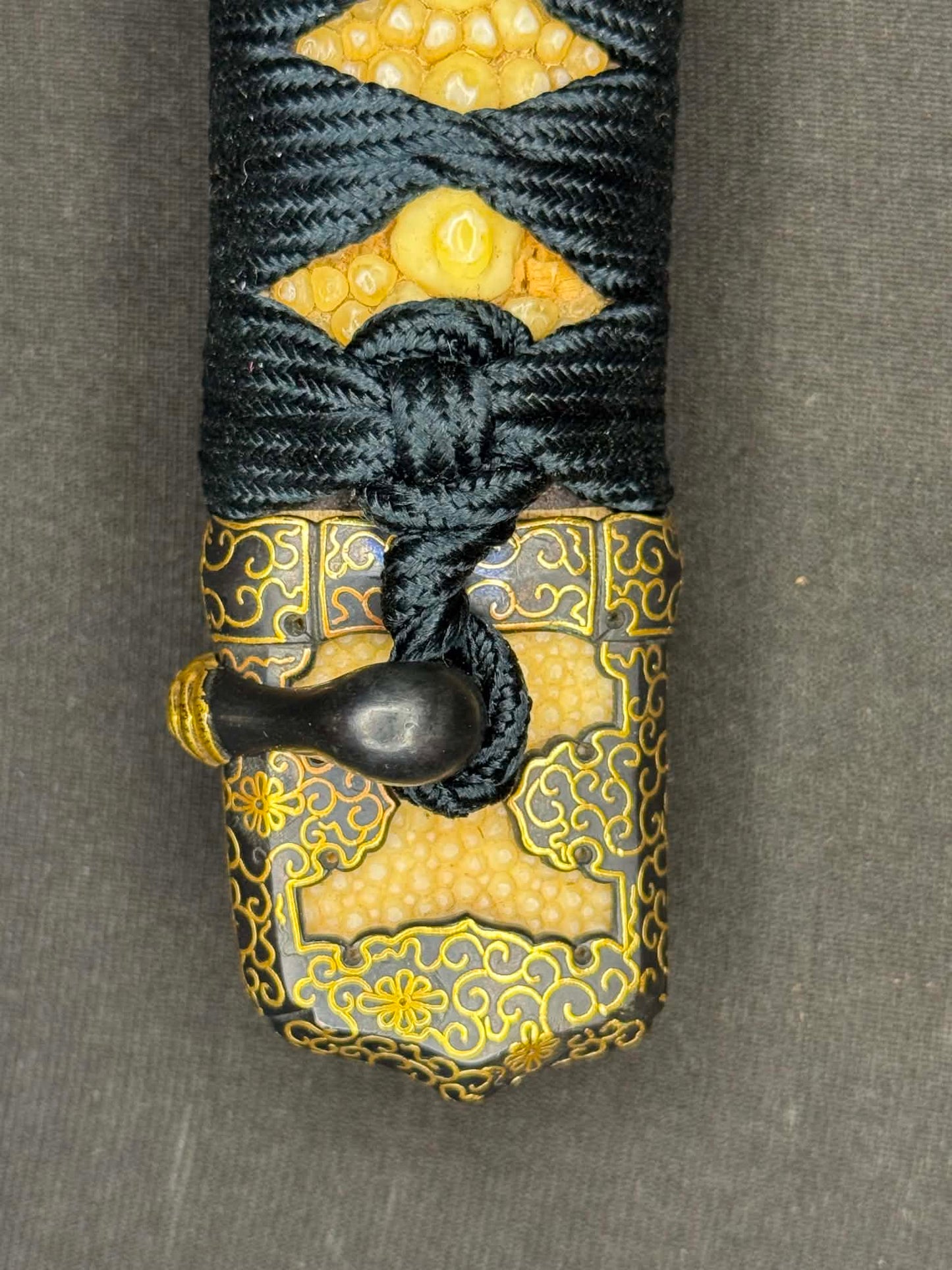 Antique Nihonto - Daishou Katana (NBTHK attributed to Fujiwara Takada) and Wakizashi (NBTHK attributed to Echizen Seki) in Handachi Koshirae