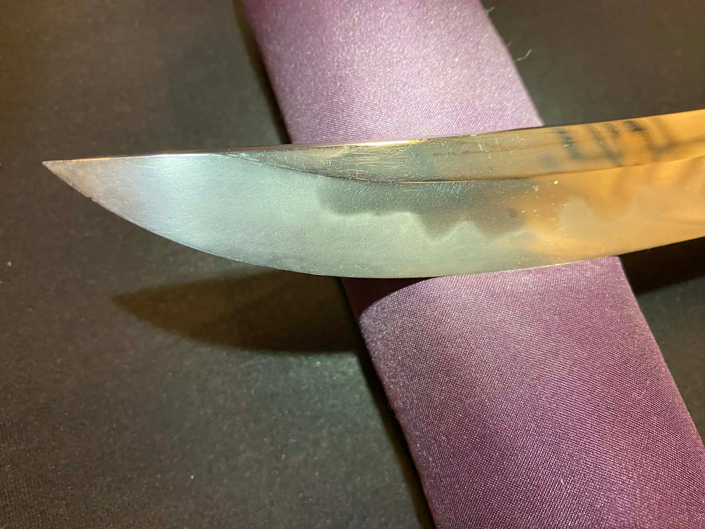 Antique Nihonto - Early Edo (350 years old) Kanmuri-Otoshi Wakizashi in Koshirae - NTHK attributed to Shimosa Daijo Kanemasa