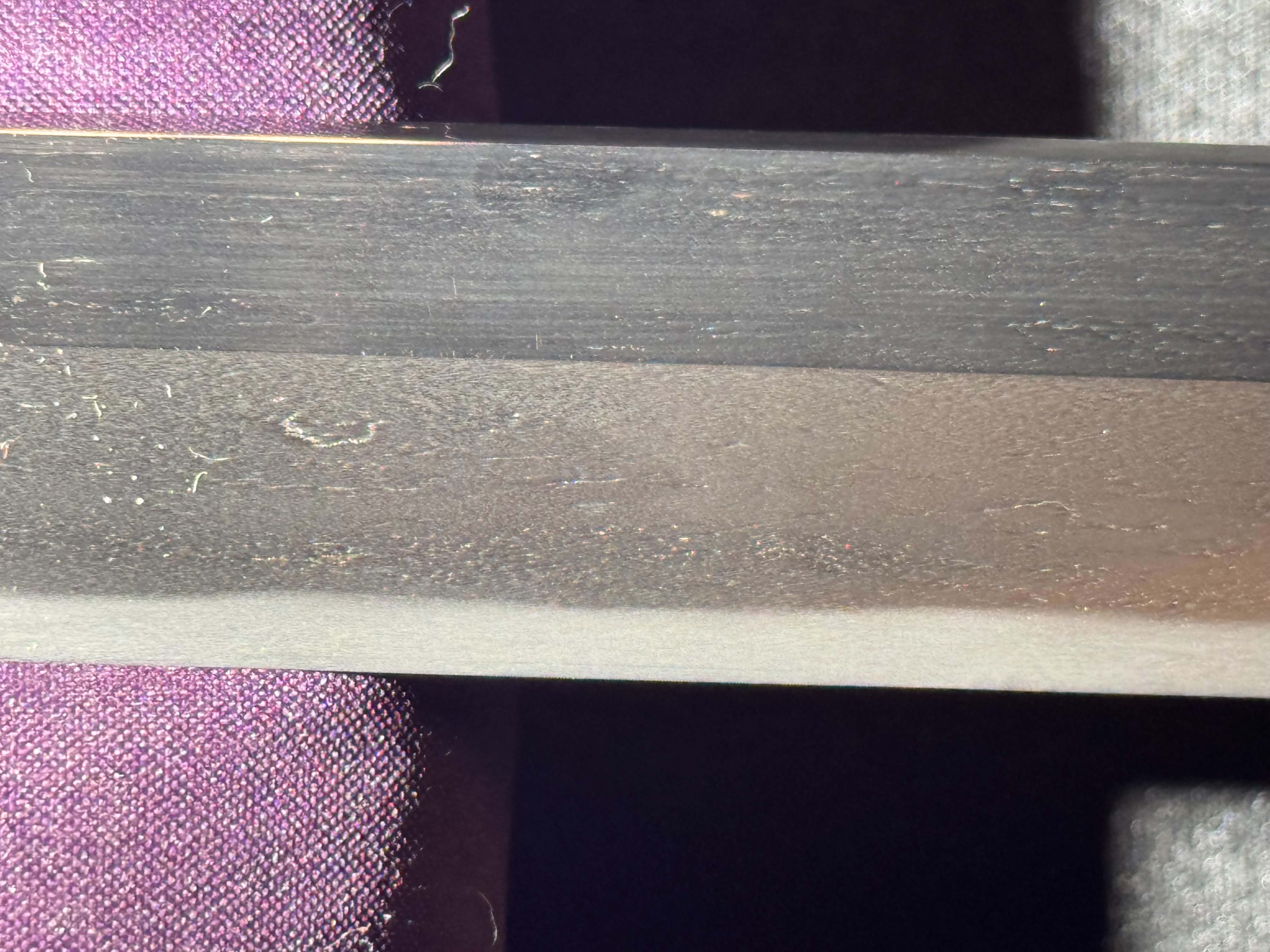 CONSIGNMENT Antique Nihonto - Wakizashi in Shirasaya, signed Settsu Ju Fujiwara Sadatsugu (unverified)