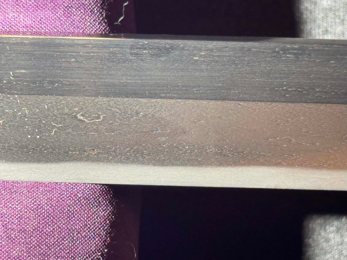 CONSIGNMENT Antique Nihonto - Wakizashi in Shirasaya, signed Settsu Ju Fujiwara Sadatsugu (unverified)