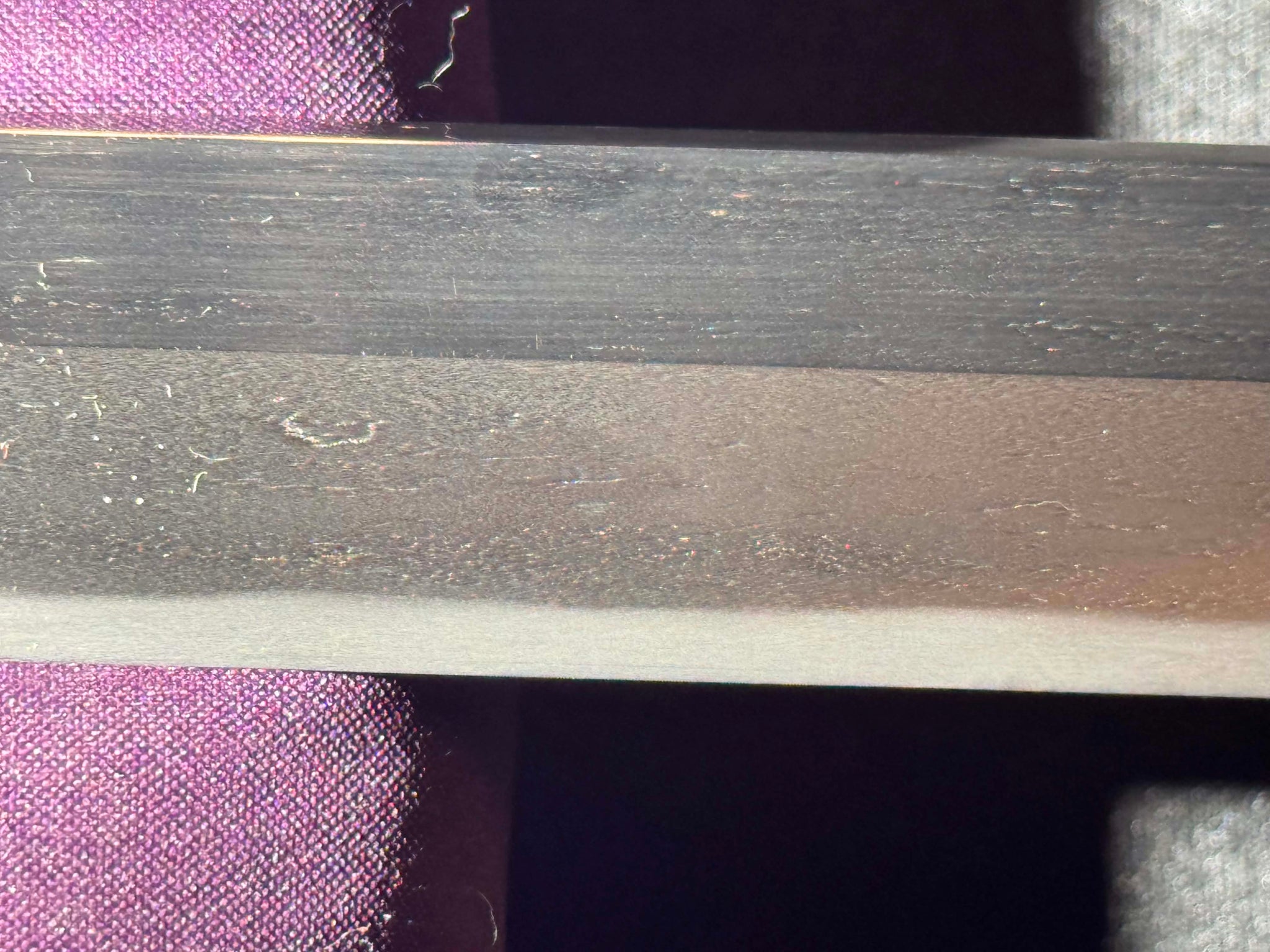 CONSIGNMENT Antique Nihonto - Wakizashi in Shirasaya, signed Settsu Ju Fujiwara Sadatsugu (unverified)