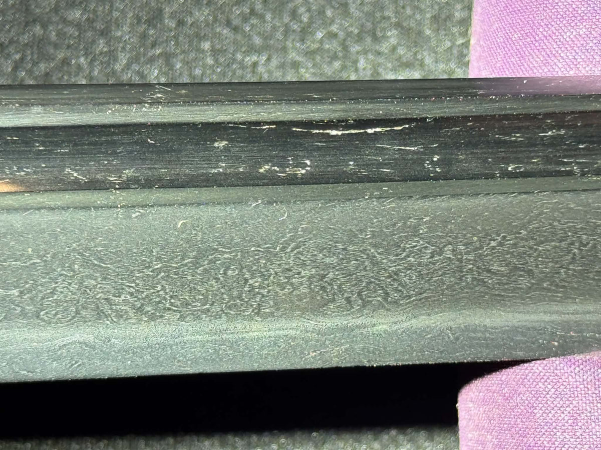 Antique Nihonto - Early Nanbokucho (about 700 years old) Wakizashi in Shirasaya, Tanobe Sayagaki attributed to Shikkake