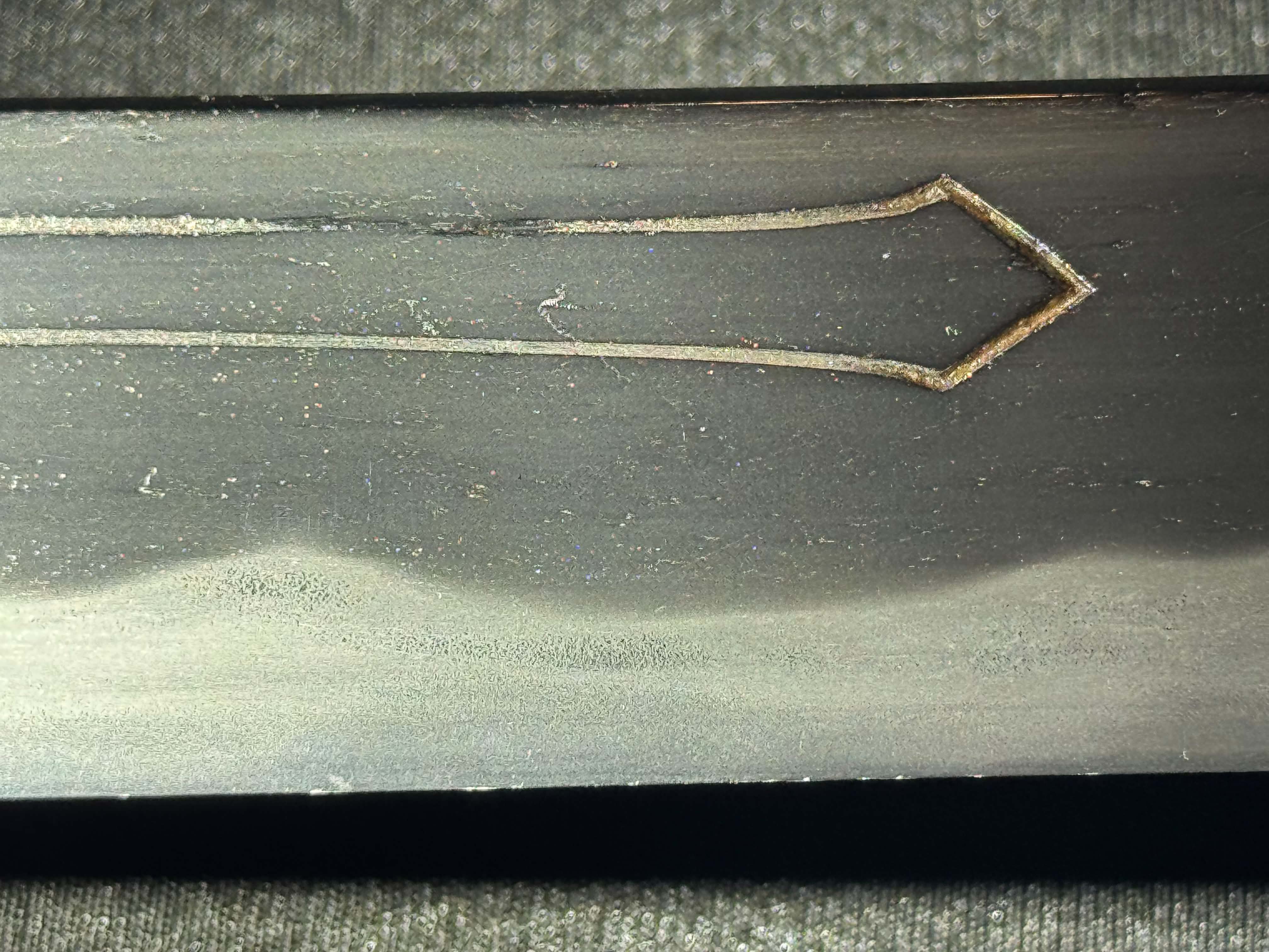 Antique Nihonto - Katakiriha Wakizashi in Shirasaya, Signed Soshu -hiro