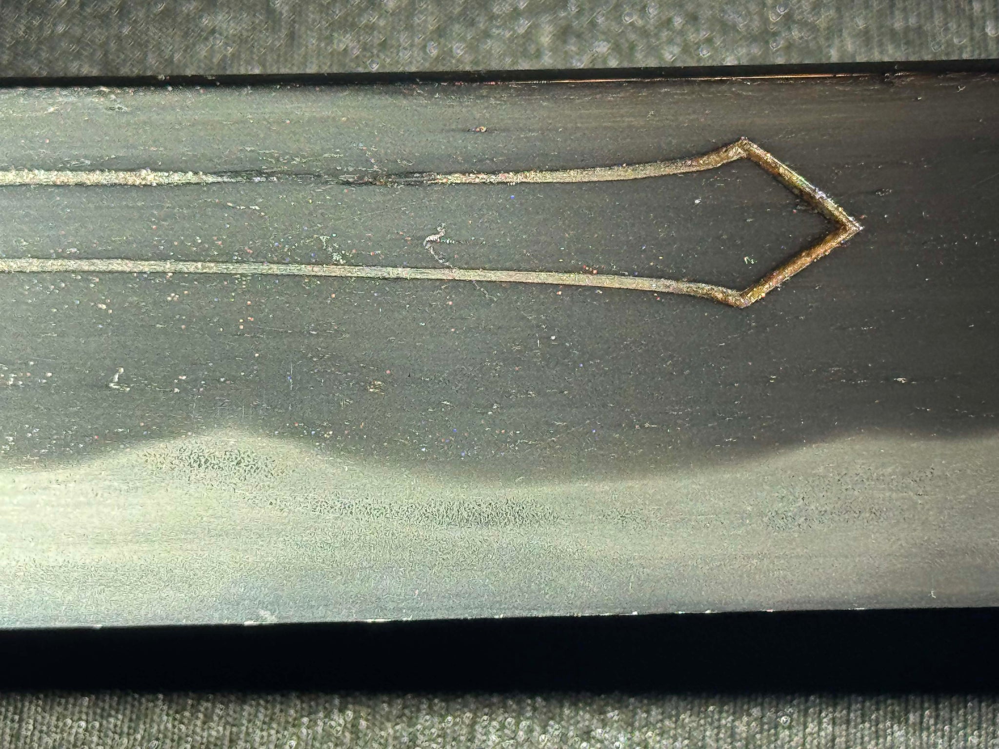 Antique Nihonto - Katakiriha Wakizashi in Shirasaya, Signed Soshu -hiro