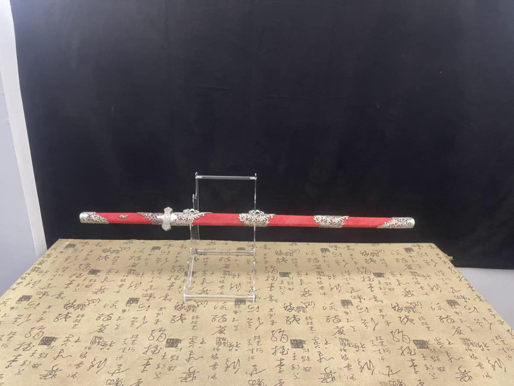 Cloudhammer Tang Heng Dao - Red Meteor - Pattern Welded Meteorite Steel