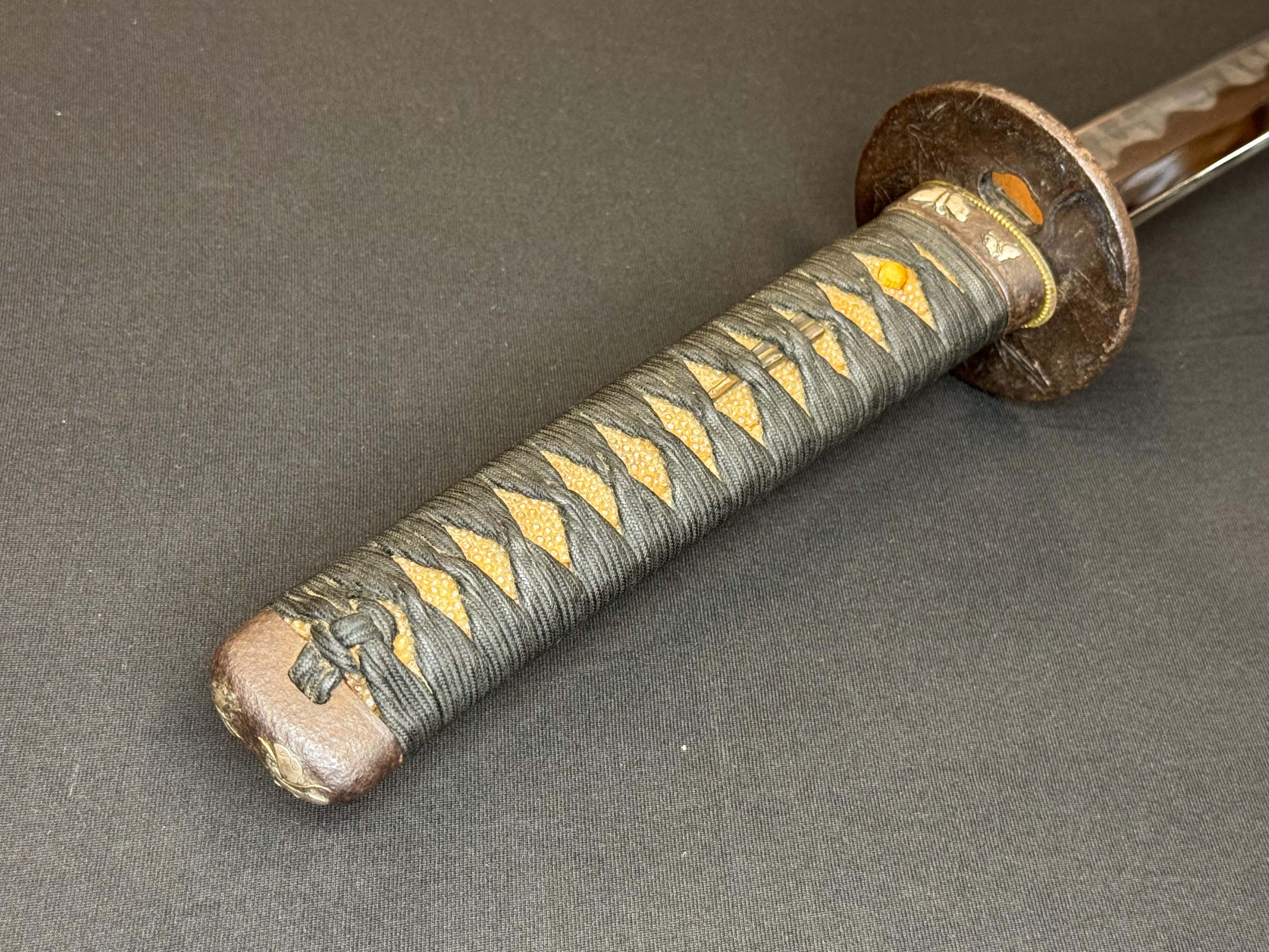 Antique Nihonto - Long Wakizashi in Butterfly Koshirae