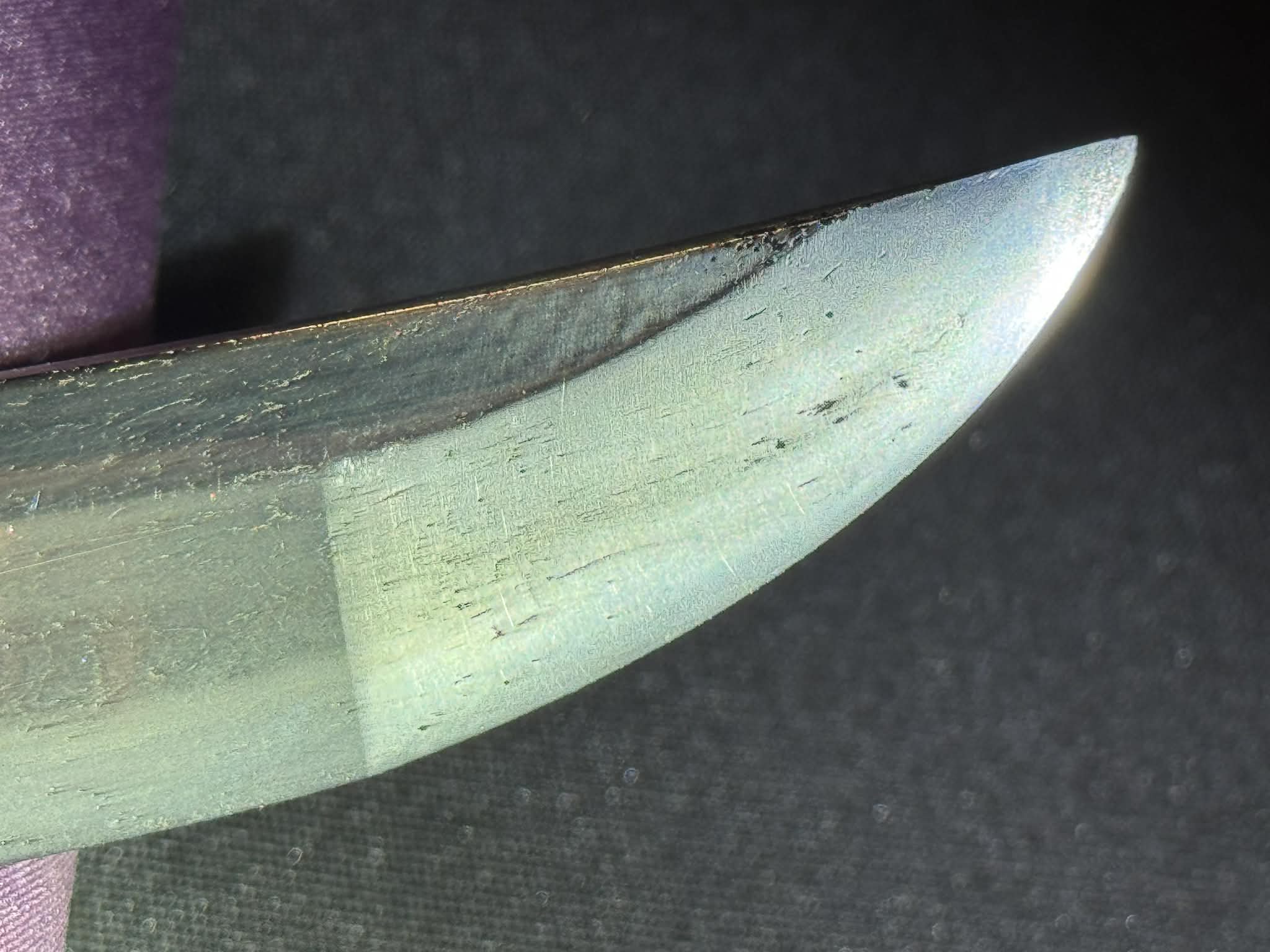 Antique Nihonto - Deeply Curved Wakizashi in Shirasaya