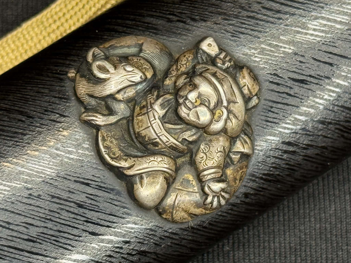 Antique Nihonto - THICCC Wakizashi in Koshirae, signed Ashu Kaifu Ju Ujiyoshi, NBTHK Certified
