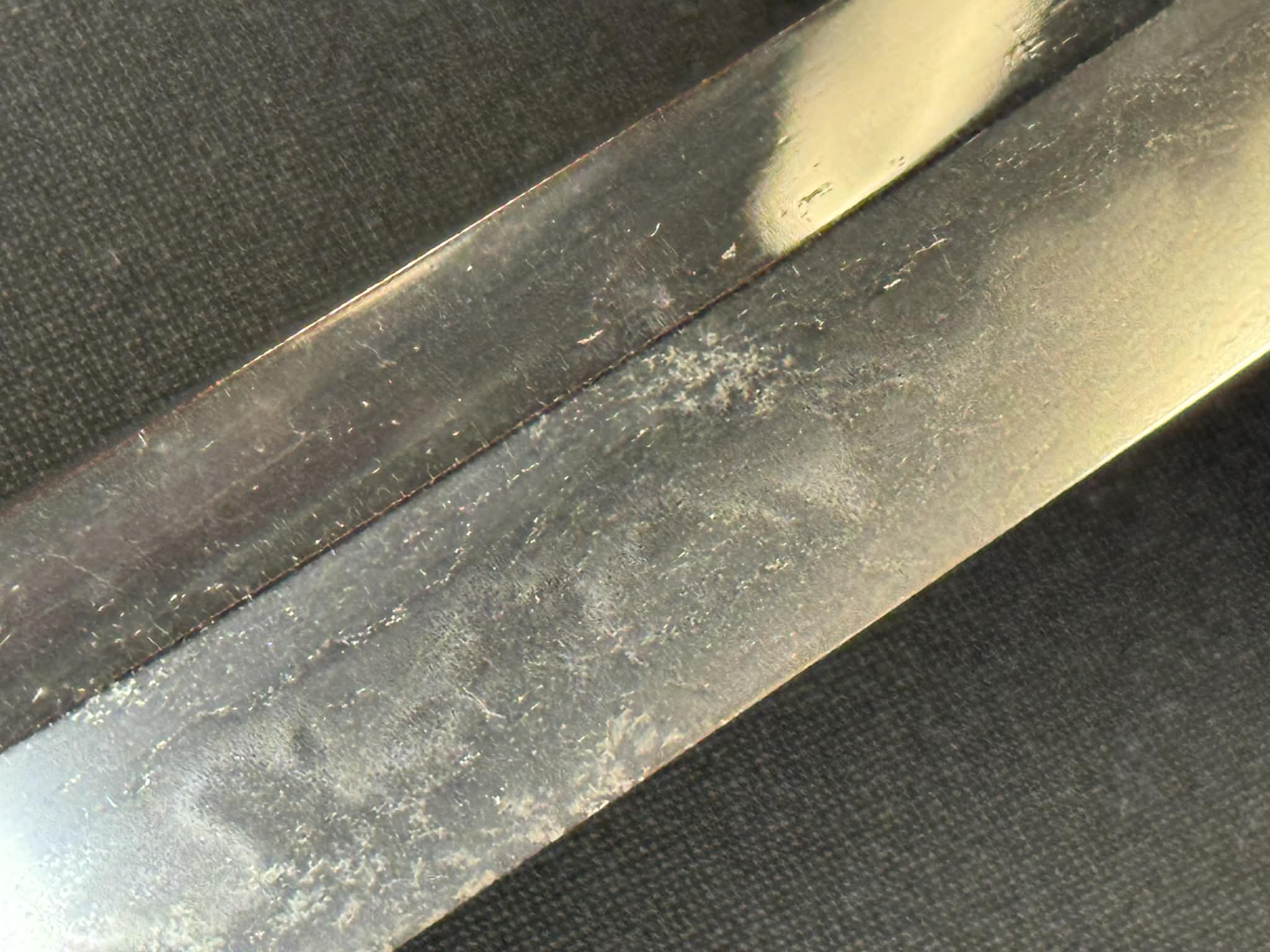 Antique Nihonto - Naginata Naoshi Wakizashi in Shirasaya - NBTHK Attributed to Osafune Sukesada