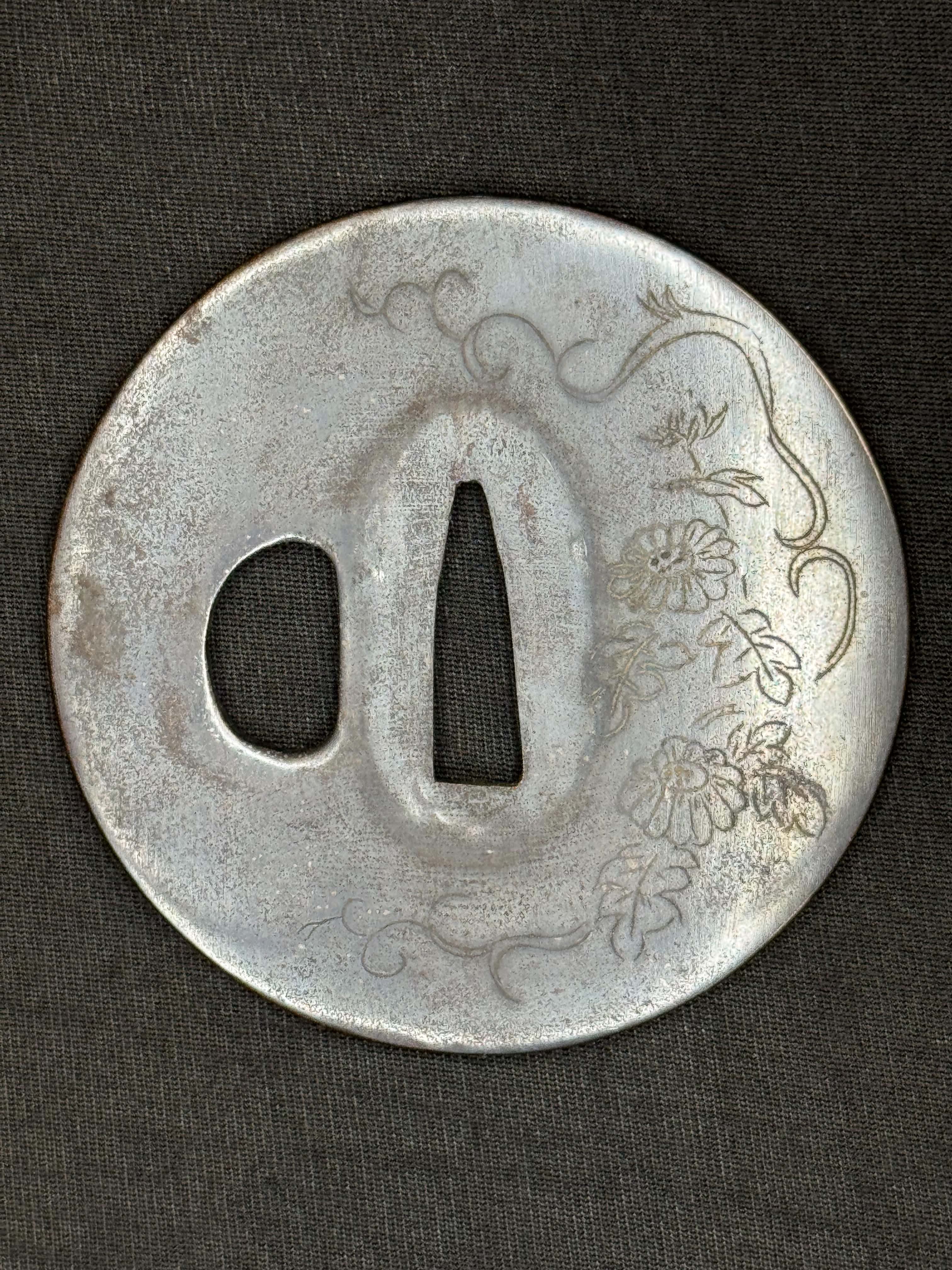 Antique Nihonto - Naginata Naoshi Wakizashi in Koshirae