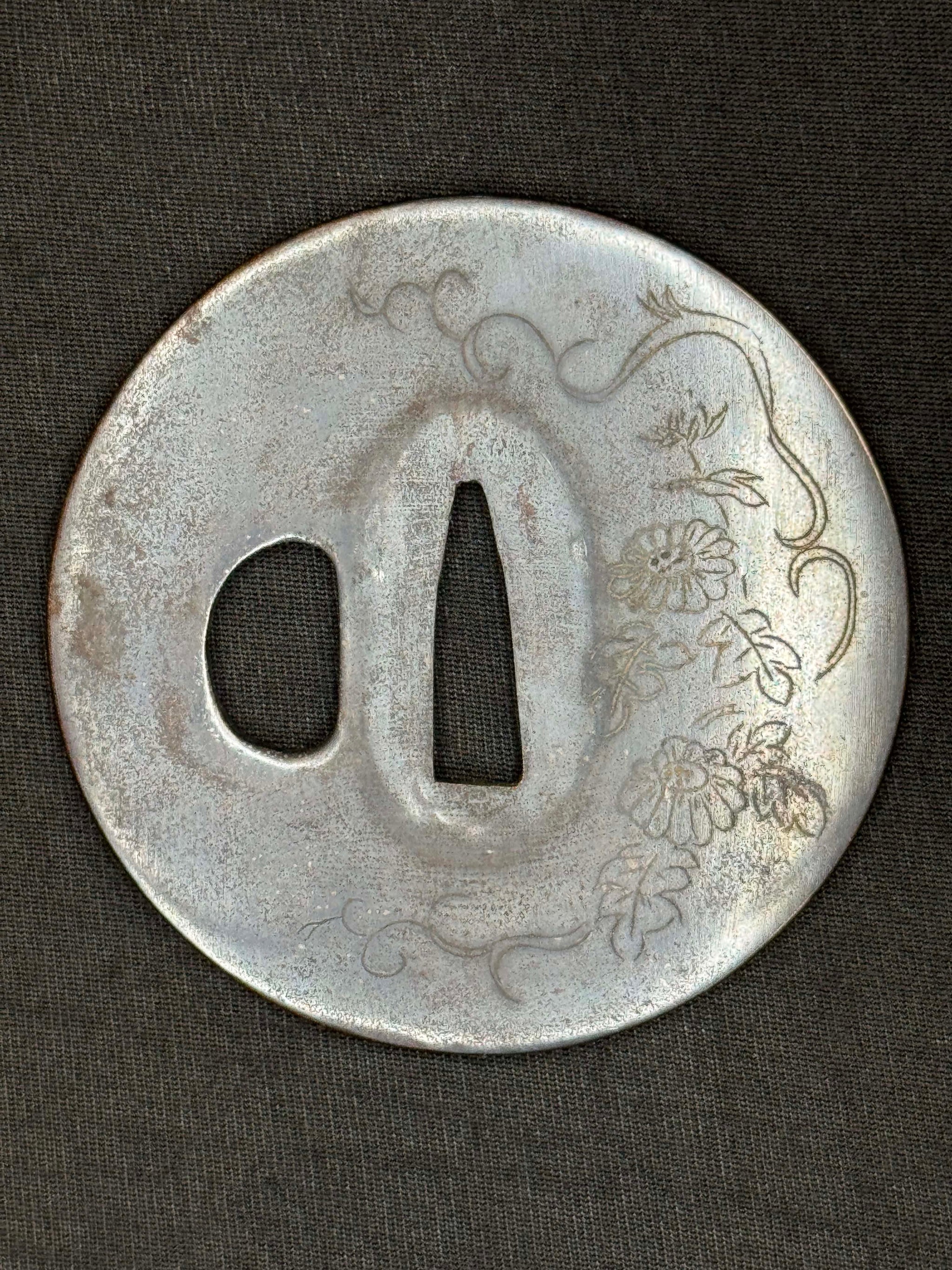 Antique Nihonto - Naginata Naoshi Wakizashi in Koshirae