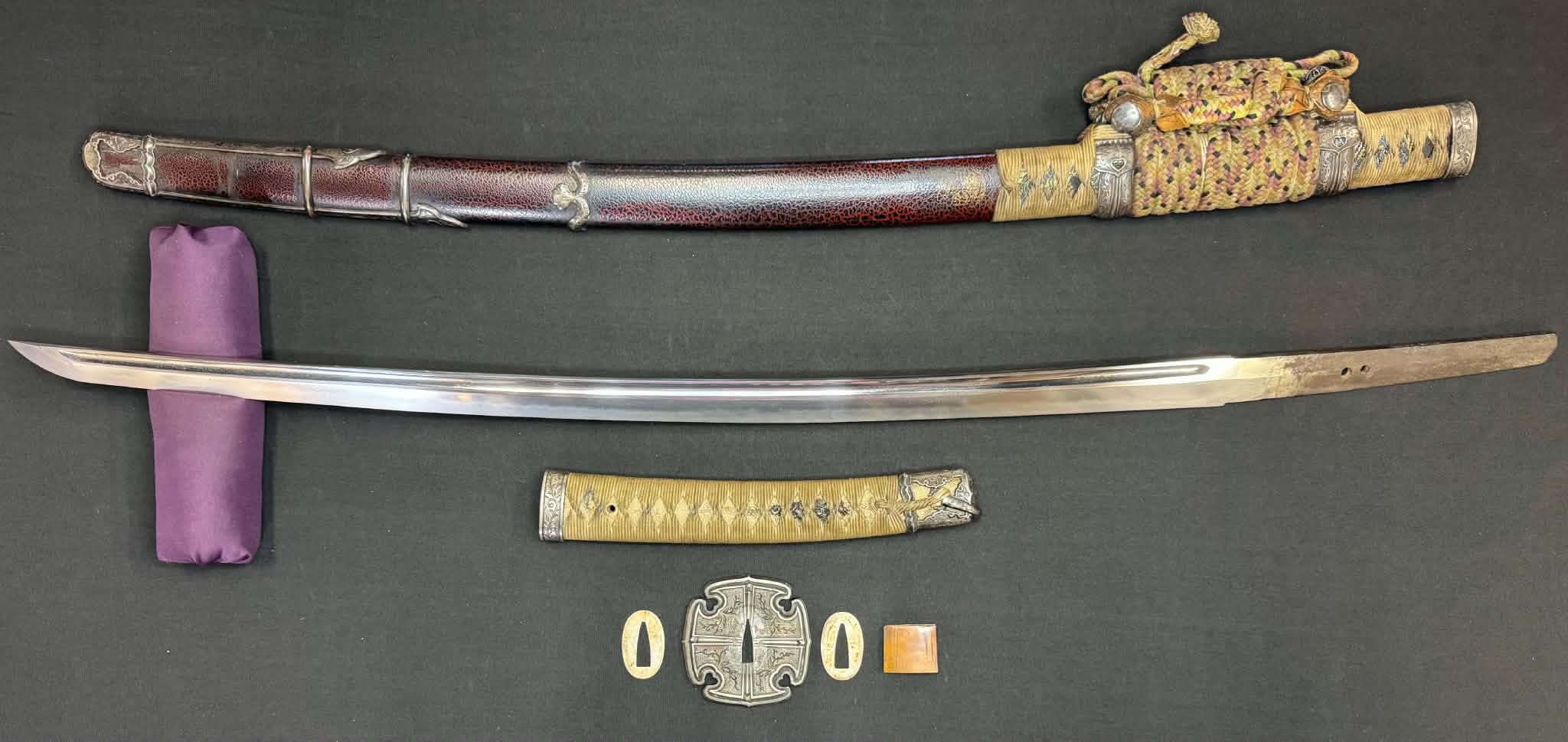 Antique Nihonto - Late Edo Katana in Tachi Koshirae