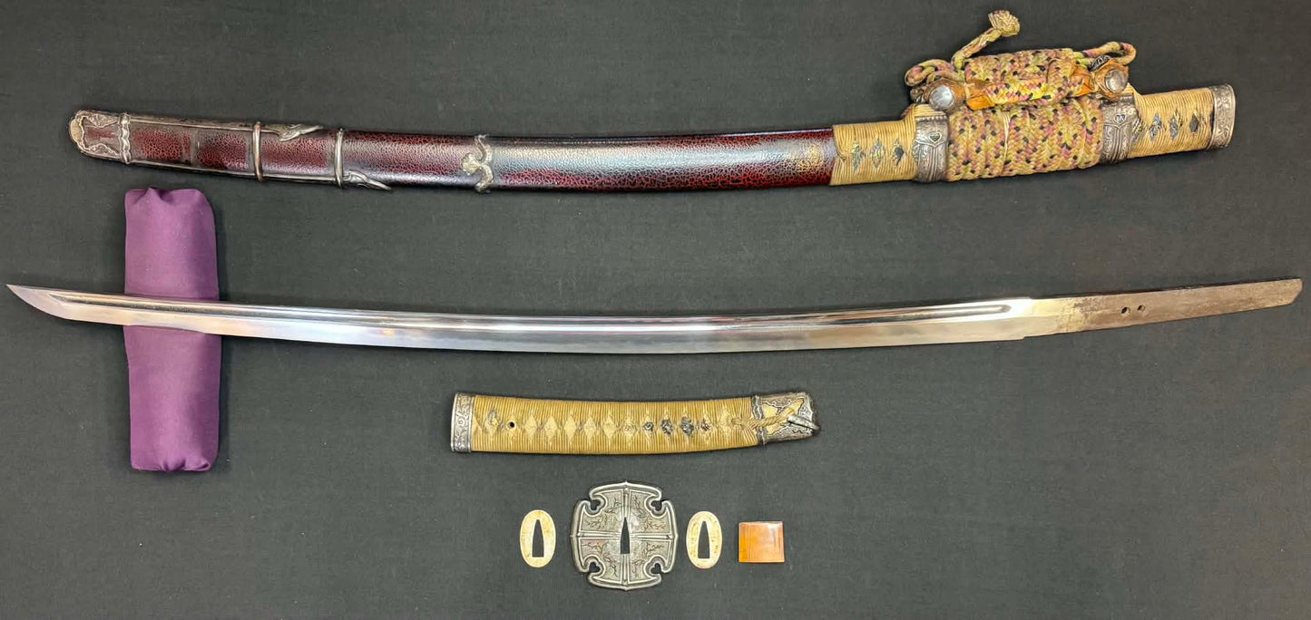 Antique Nihonto - Late Edo Katana in Tachi Koshirae