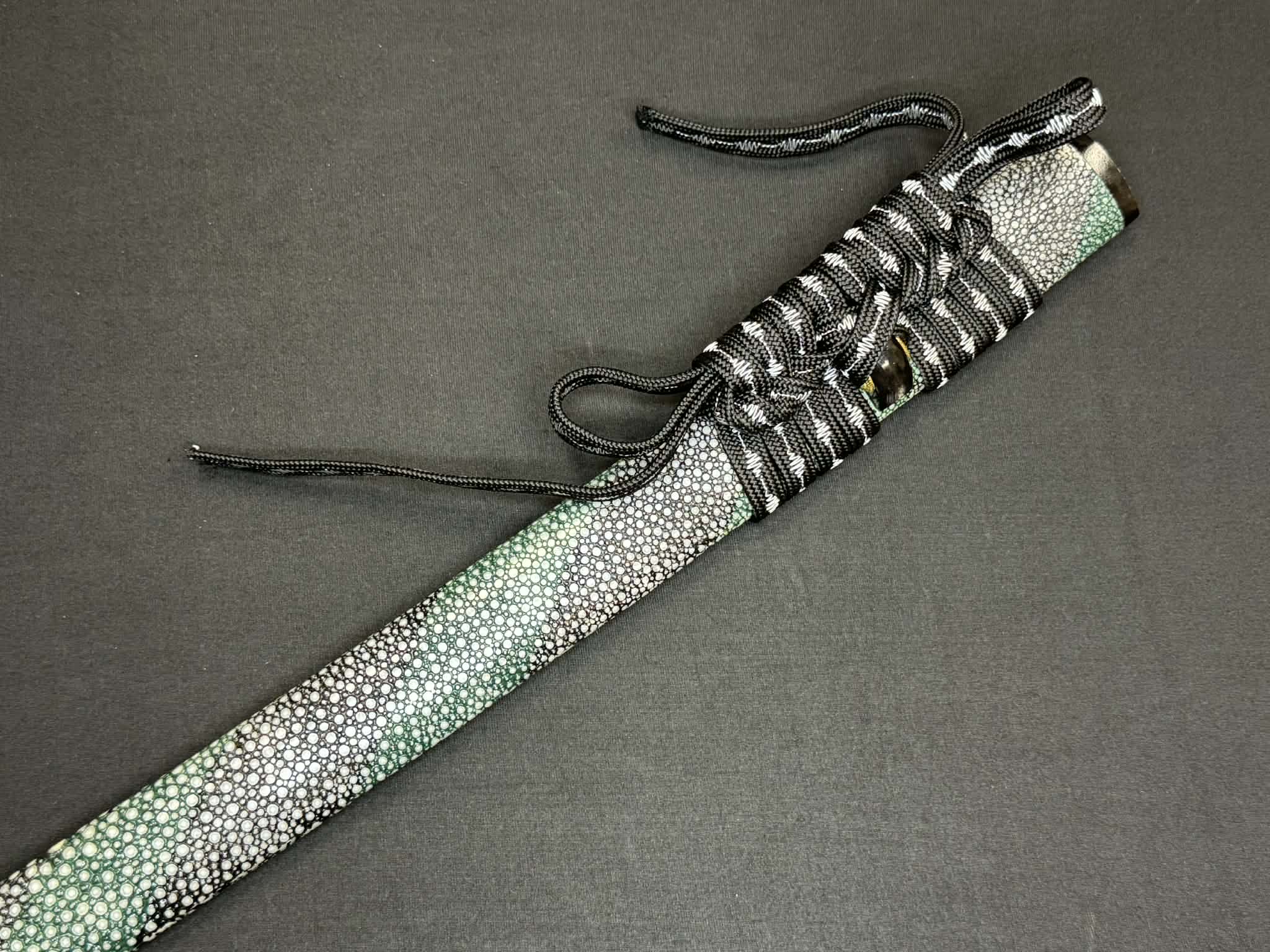 Phoenix Armory Craftsman Elite Katana - Snapping Turtle forge-folded Orishigane/Tamahagane