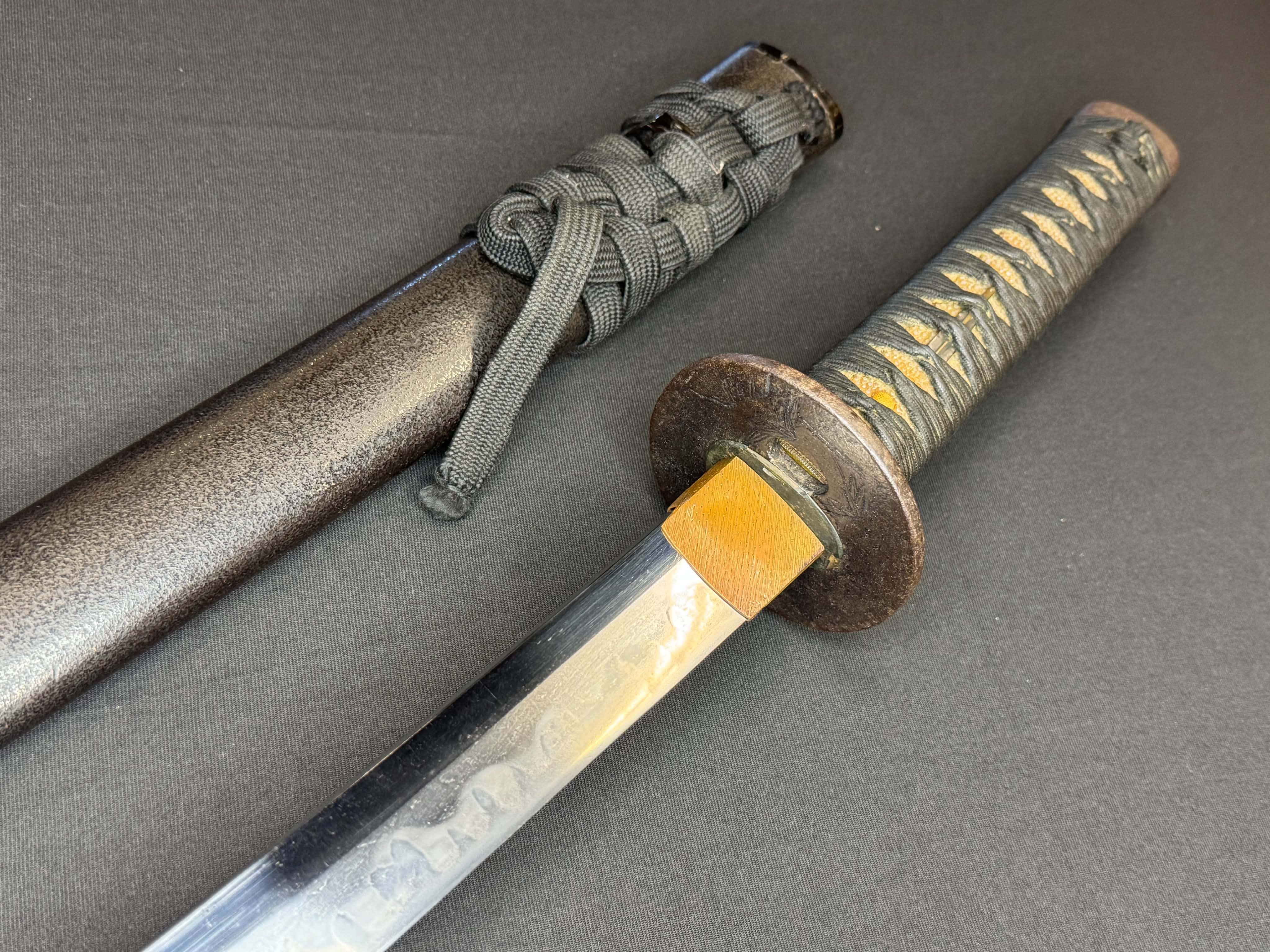 Antique Nihonto - Long Wakizashi in Butterfly Koshirae