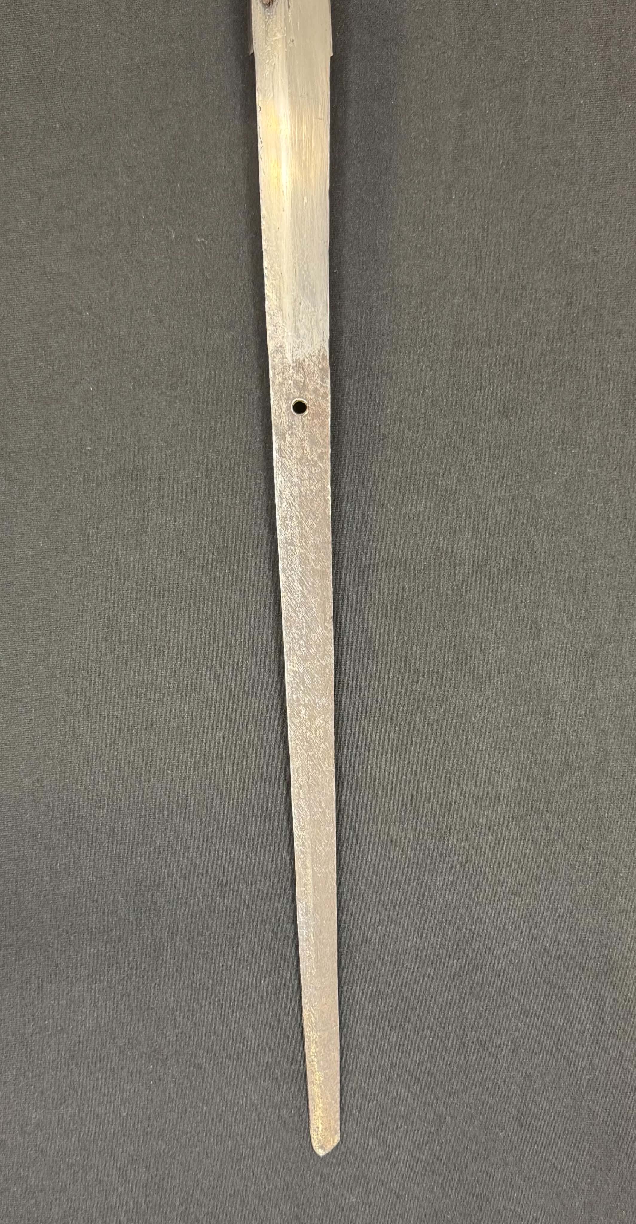 Antique Nihonto - Long Habaki Naginata in Koshirae