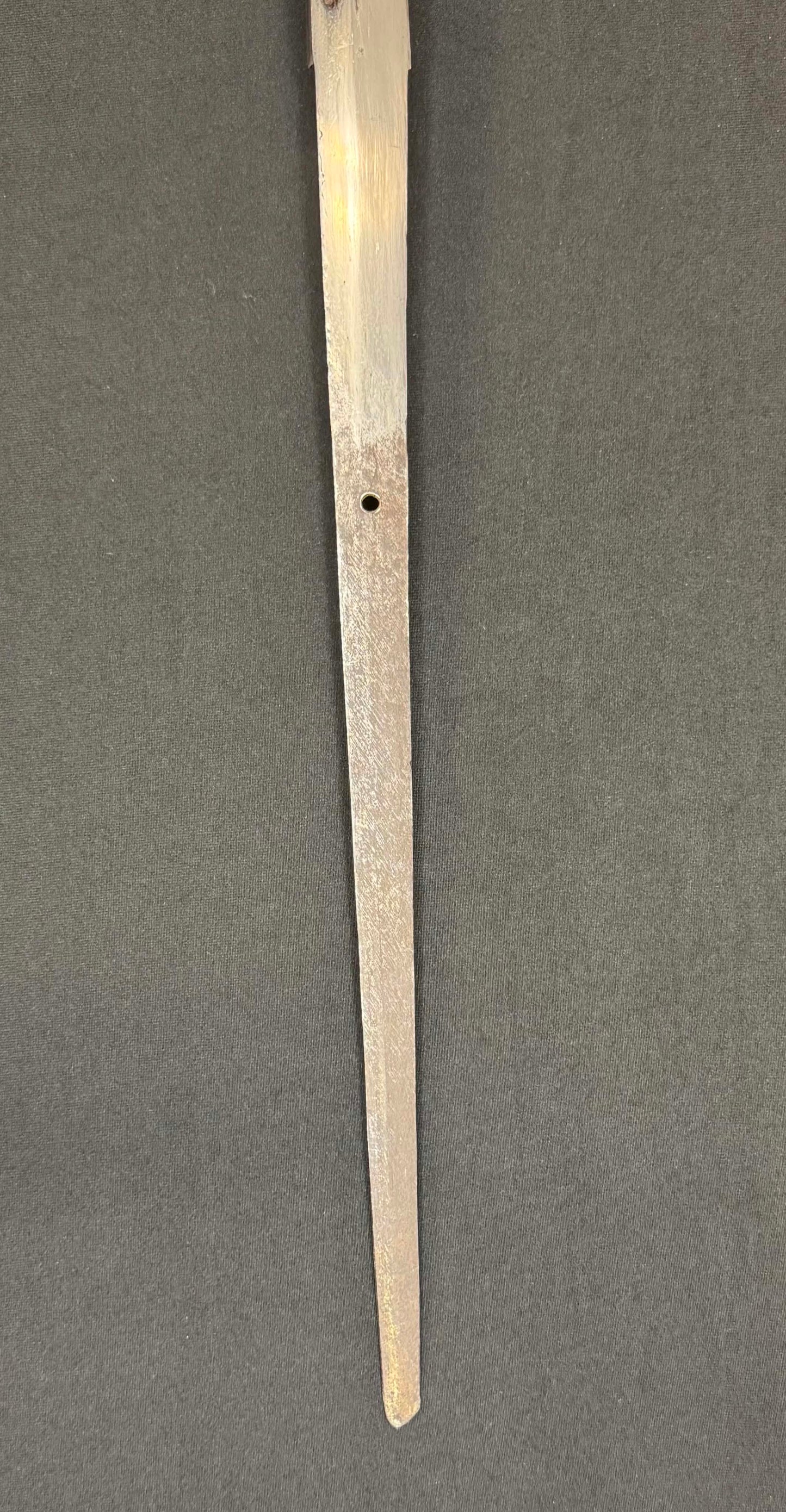 Antique Nihonto - Long Habaki Naginata in Koshirae