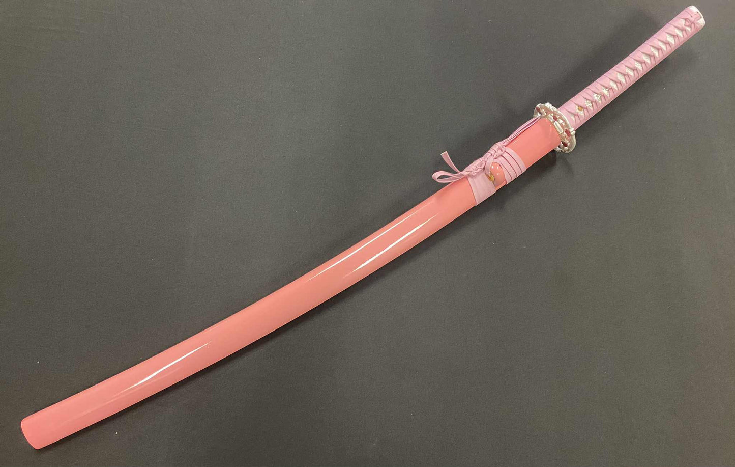 Shogun Steel Katana - Pink Plum - T10 Clay tempered Steel