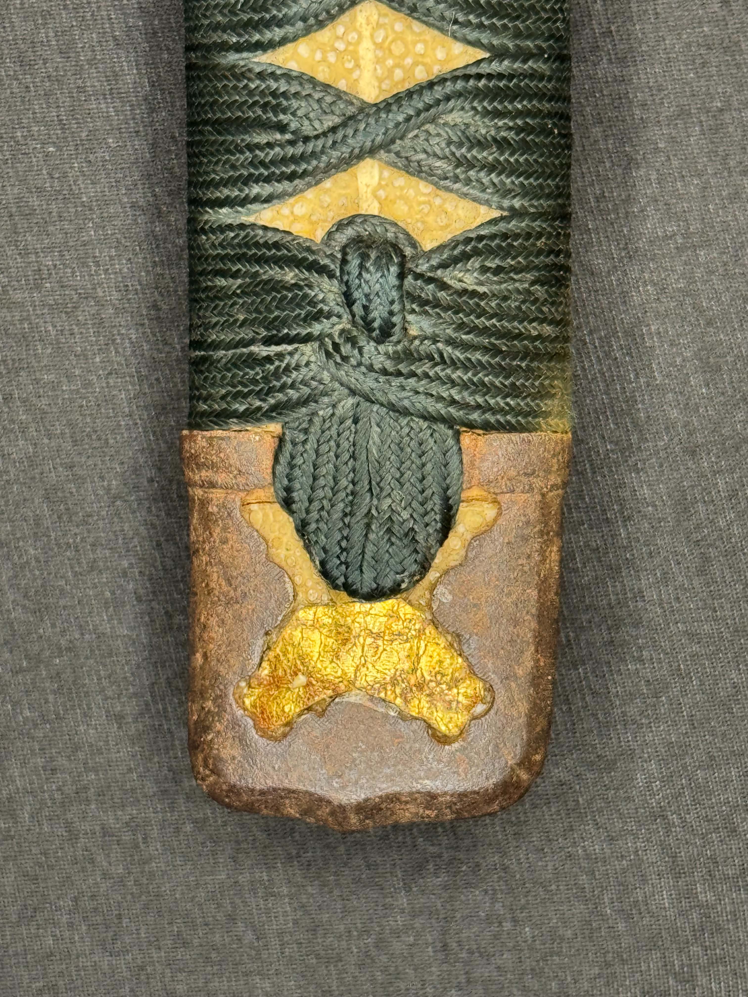 Antique Nihonto - Katana in Handachi Koshirae, Signed Chikushu Ju Sa Yasuchika, Dated Genji 1 (1864) NBTHK Certified