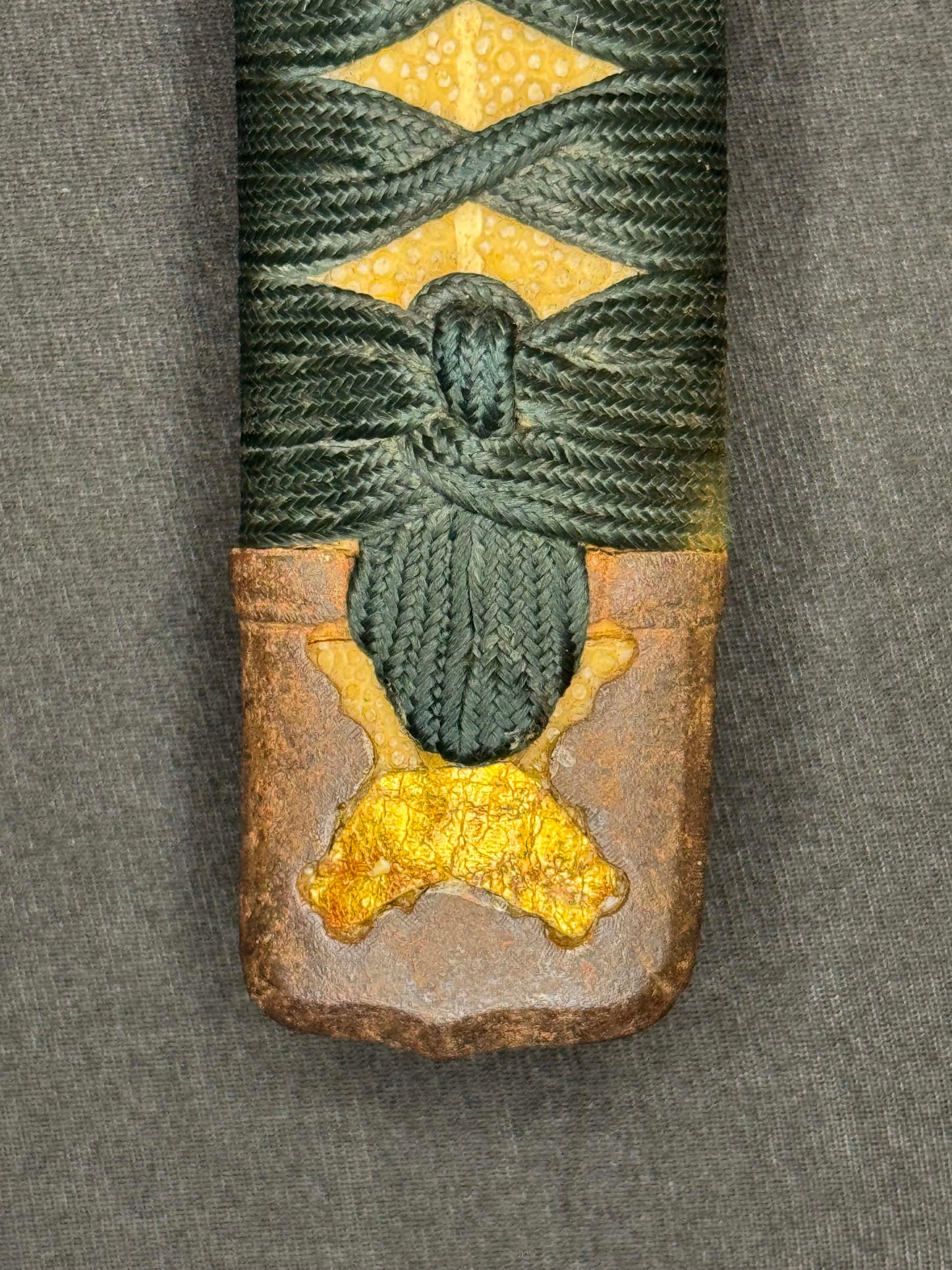Antique Nihonto - Katana in Hamdachi Koshirae, Signed Chikushu Ju Sa Yasuchika, Dated Genji 1 (1864) NBTHK Certified