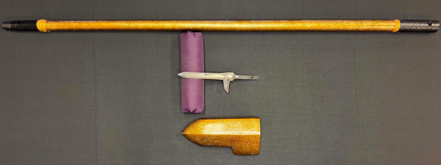 CONSIGNMENT Antique Nihonto - Katakami Yari with lacquered saya