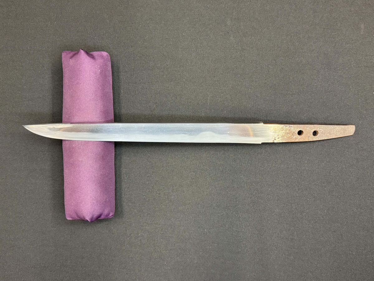 Antique Nihonto - Late Edo (150 years old) Thick Tanto in shirasaya, NBTHK certified to Kaifu
