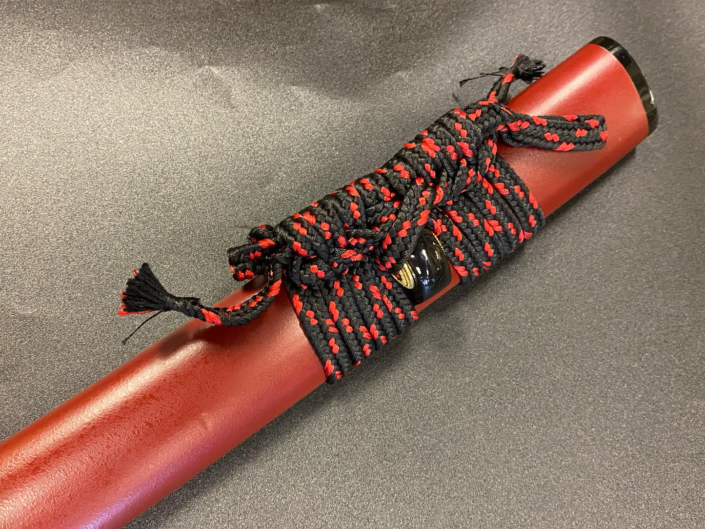 BLEMISHED Bohihyu Katana - Red Dragonfly - Folded Steel, clay tempered