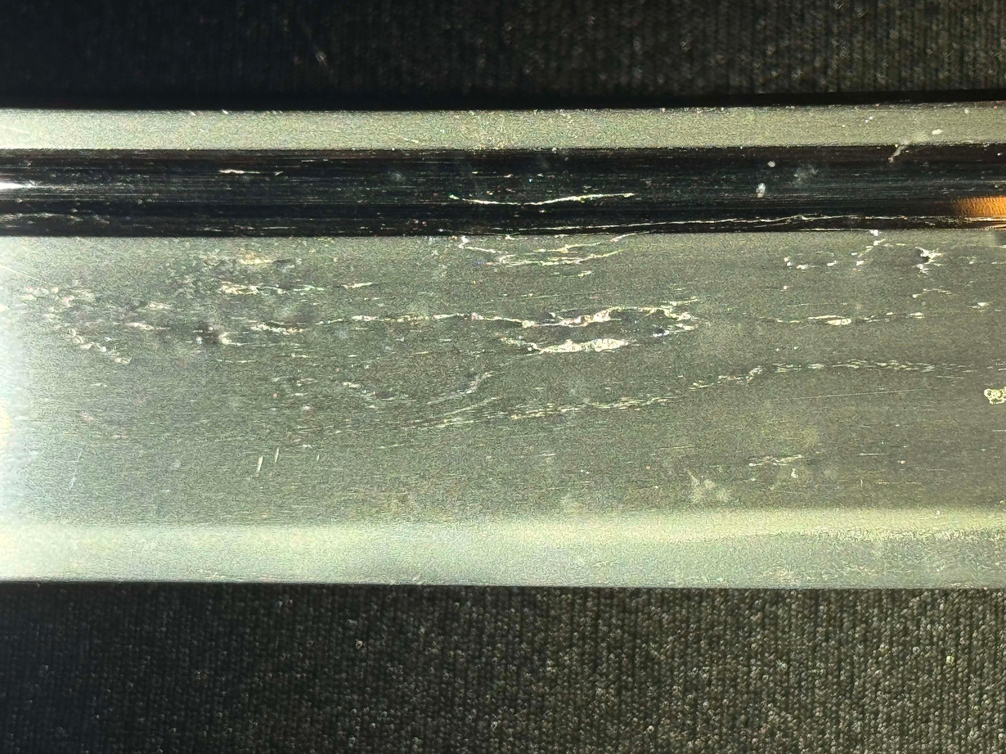 Antique Nihonto - Muromachi Period (500 years old) Wakizashi in Shirasaya - signed Soshu Ju Hiromasa