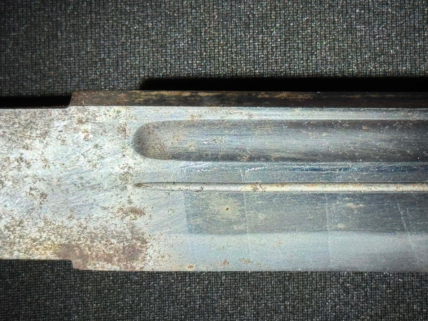 Antique Nihonto - Naginata Naoshi Wakizashi in Shirasaya, signed Soshu Ise Daijo (unverified)