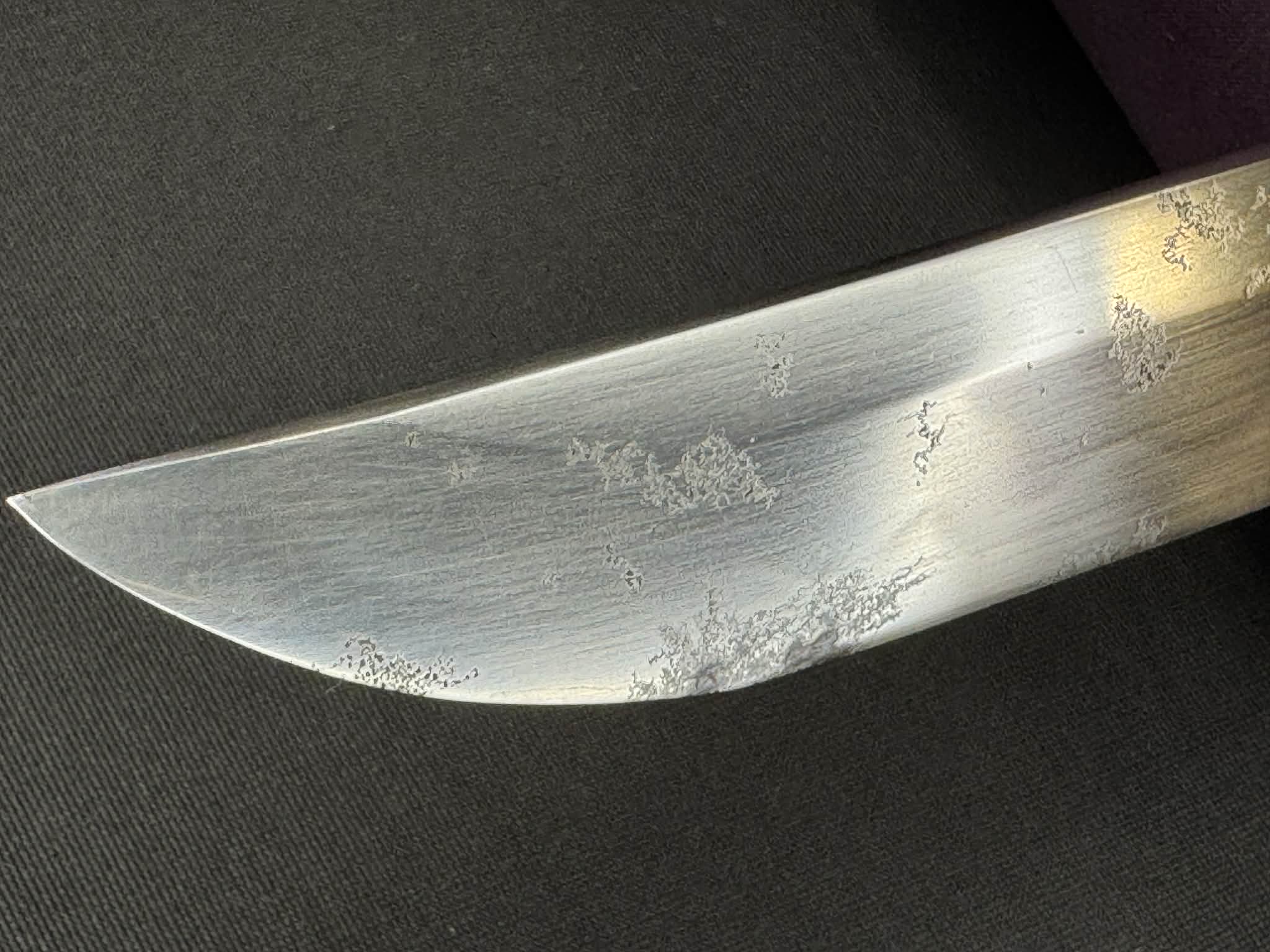 Nihonto - Showato Katana in Tachi Koshirae, Signed Seki Kanemune Saku