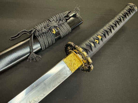 Moritaka Razor Prestige Katana - Midnight Spring - Clay-Tempered T10 Choji hamon, Hazuya Polish