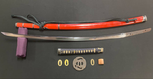 POSSIBLE BATTLE DAMAGED Antique Nihonto - Long Tachi in handachi koshirae - Early Muromachi (c600 years old)