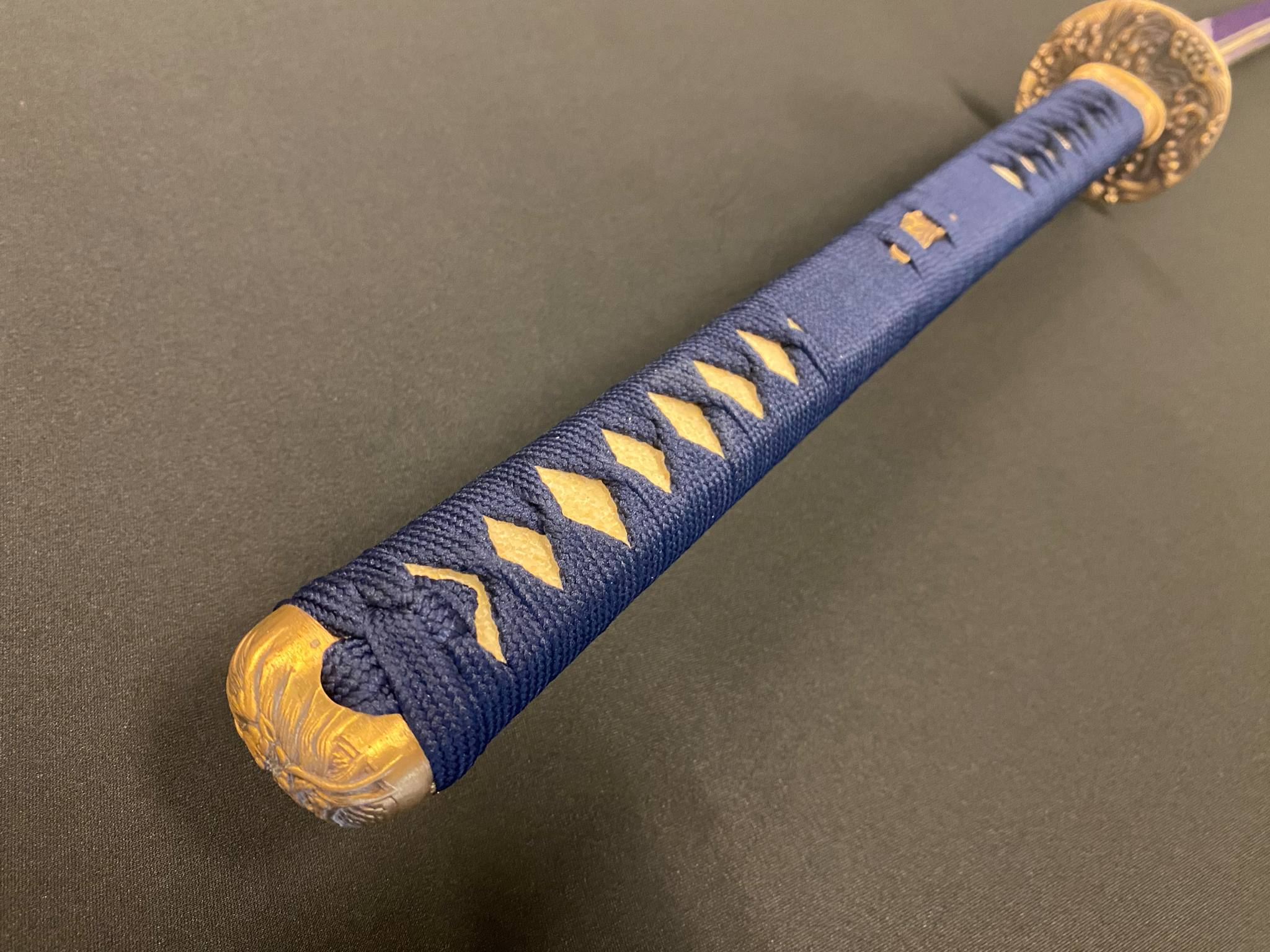Nagamaki - Blue Wave - T10 Clay Tempered