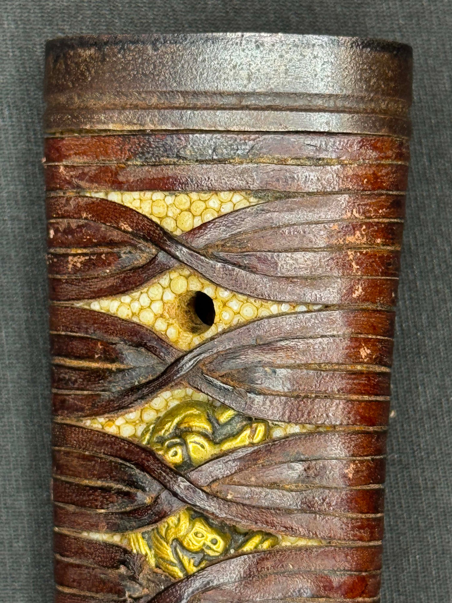 Antique Nihonto - okissaki Nagamaki naoshi in Wakizashi in Koshirae