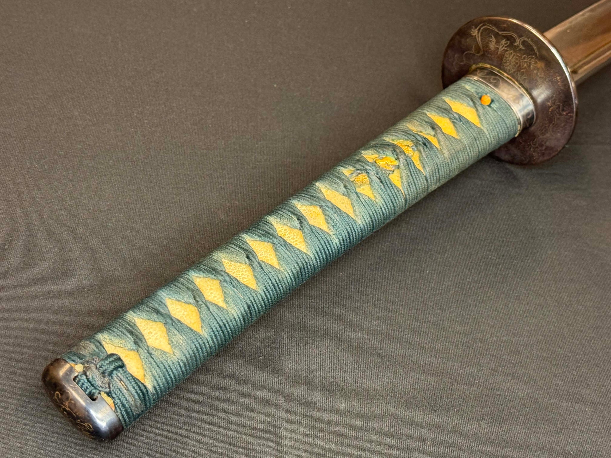 Antique Nihonto - Naginata Naoshi Wakizashi in Koshirae