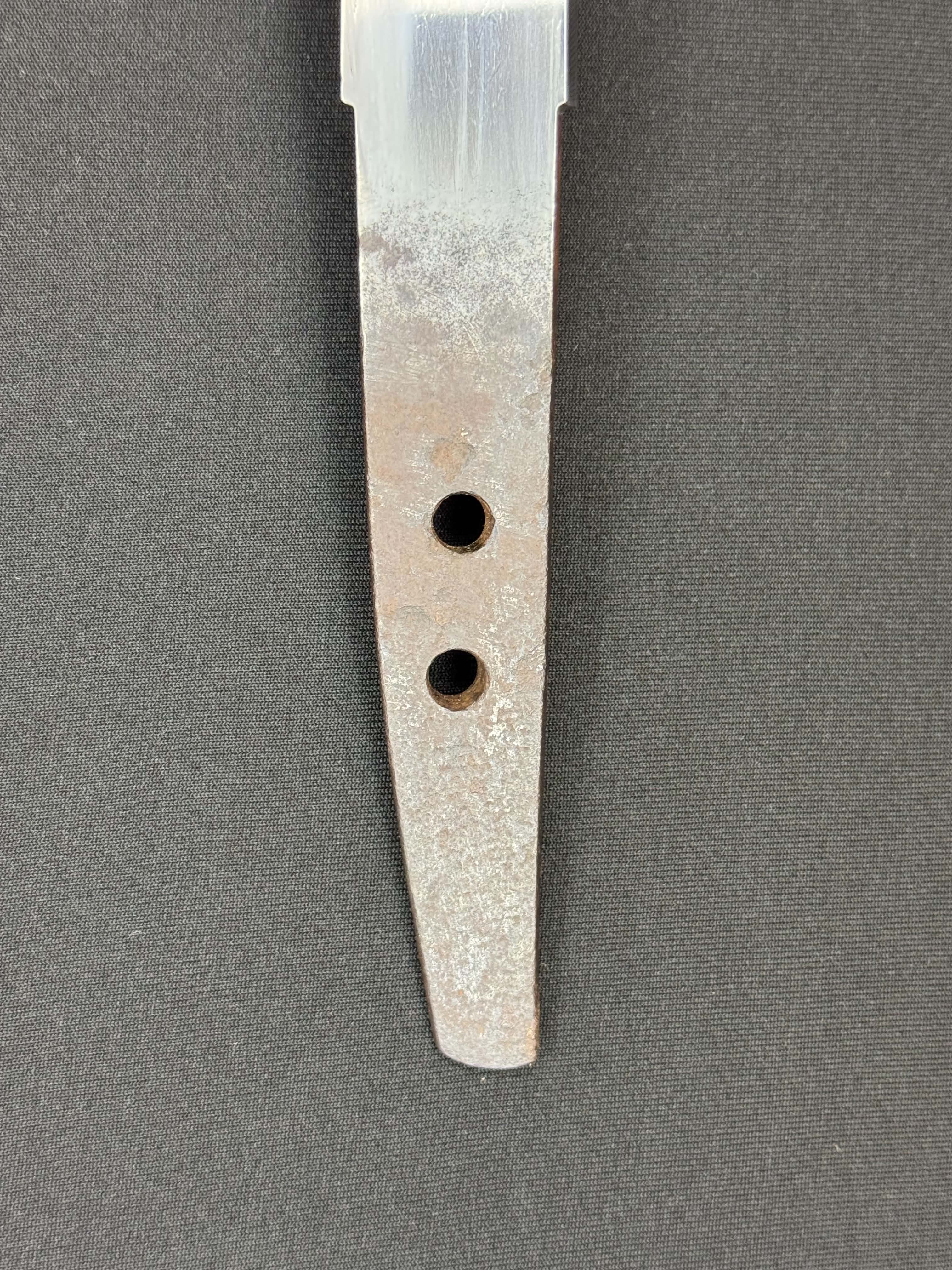 Antique Nihonto - Late Edo (150 years old) Thick Tanto in shirasaya, NBTHK certified to Kaifu