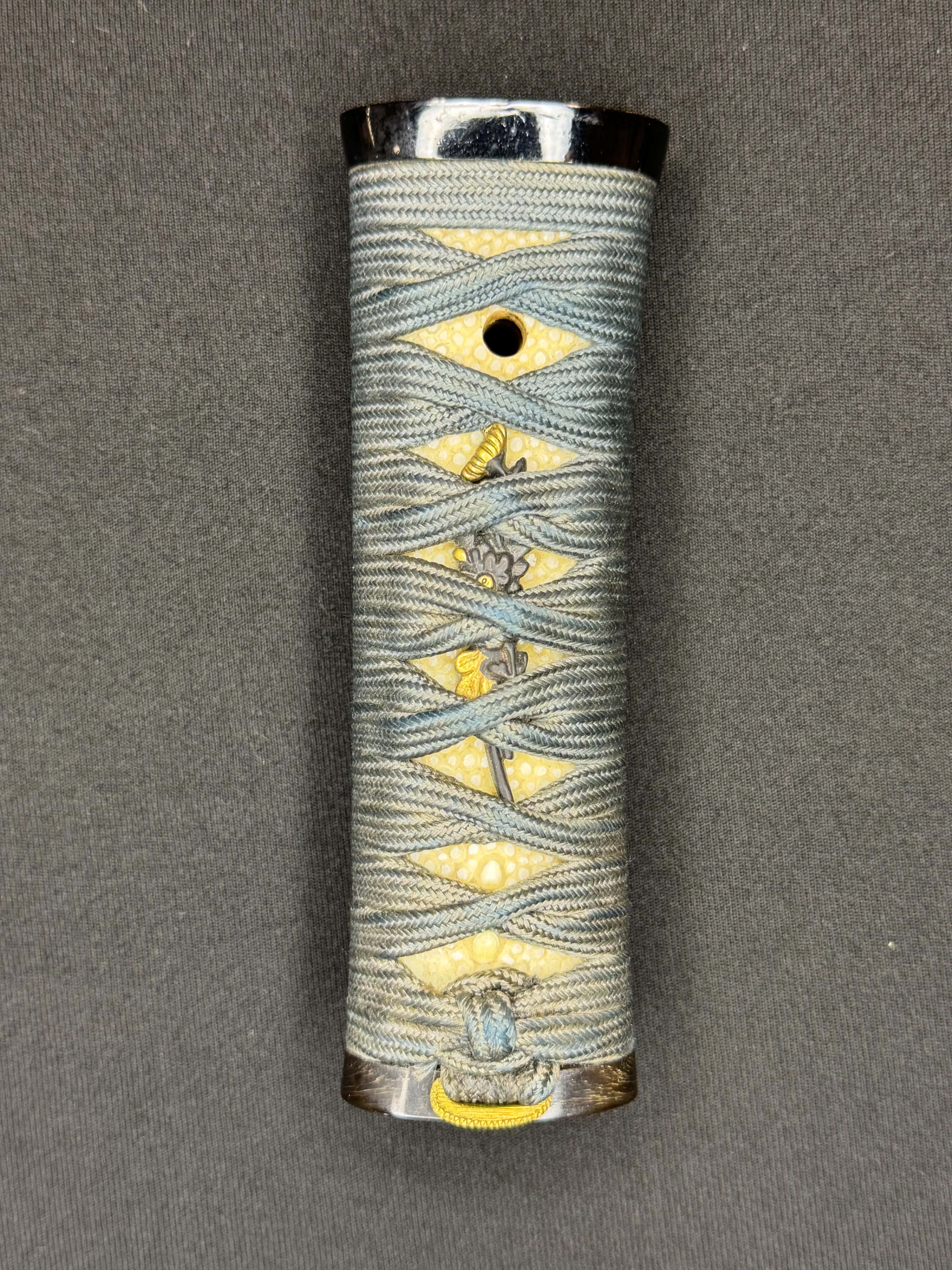 Antique Nihonto - Tanto with Koshirae, signed Jumyo, NBTHK certified