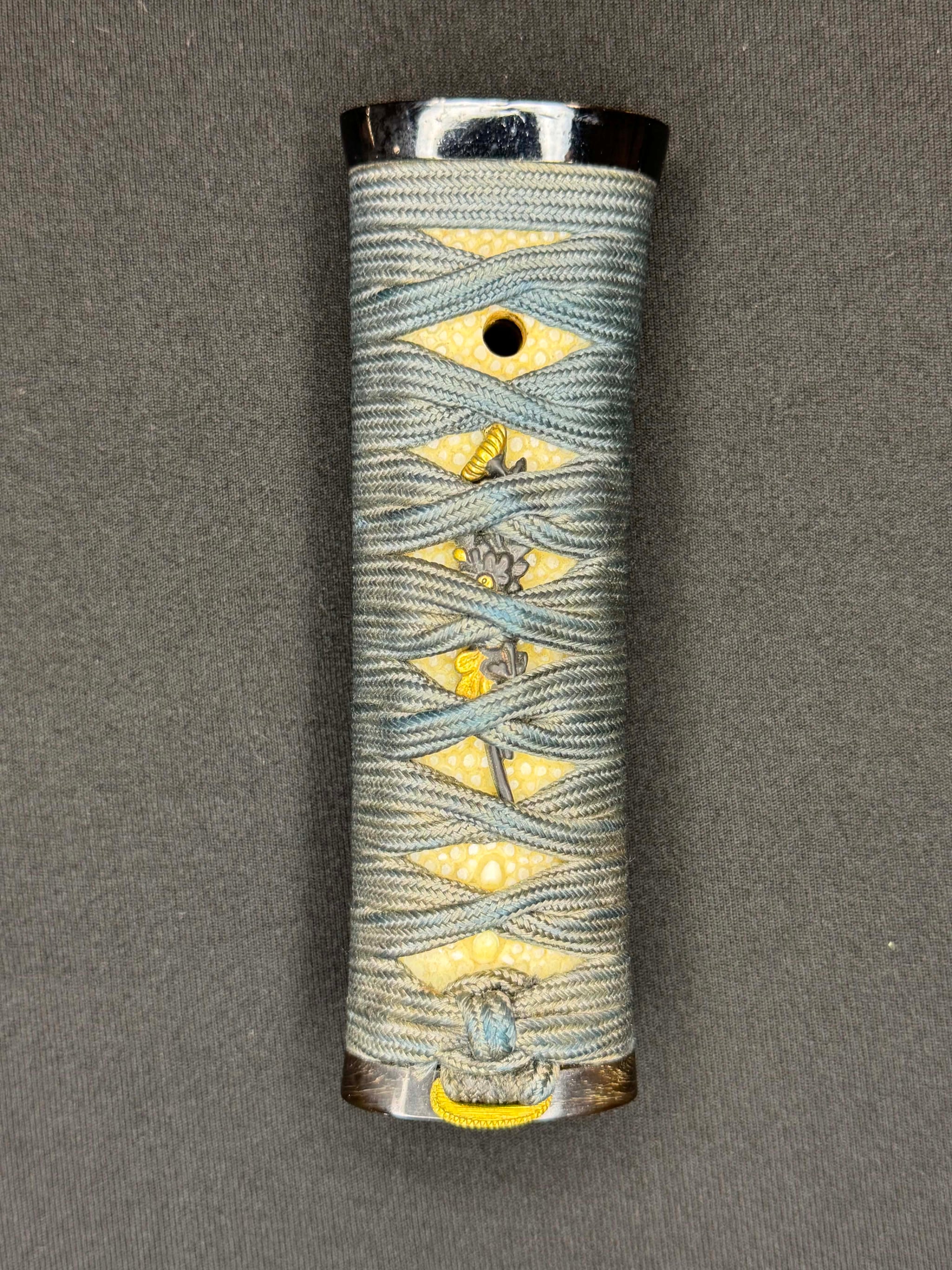 Antique Nihonto - Tanto with Koshirae, signed Jumyo, NBTHK certified